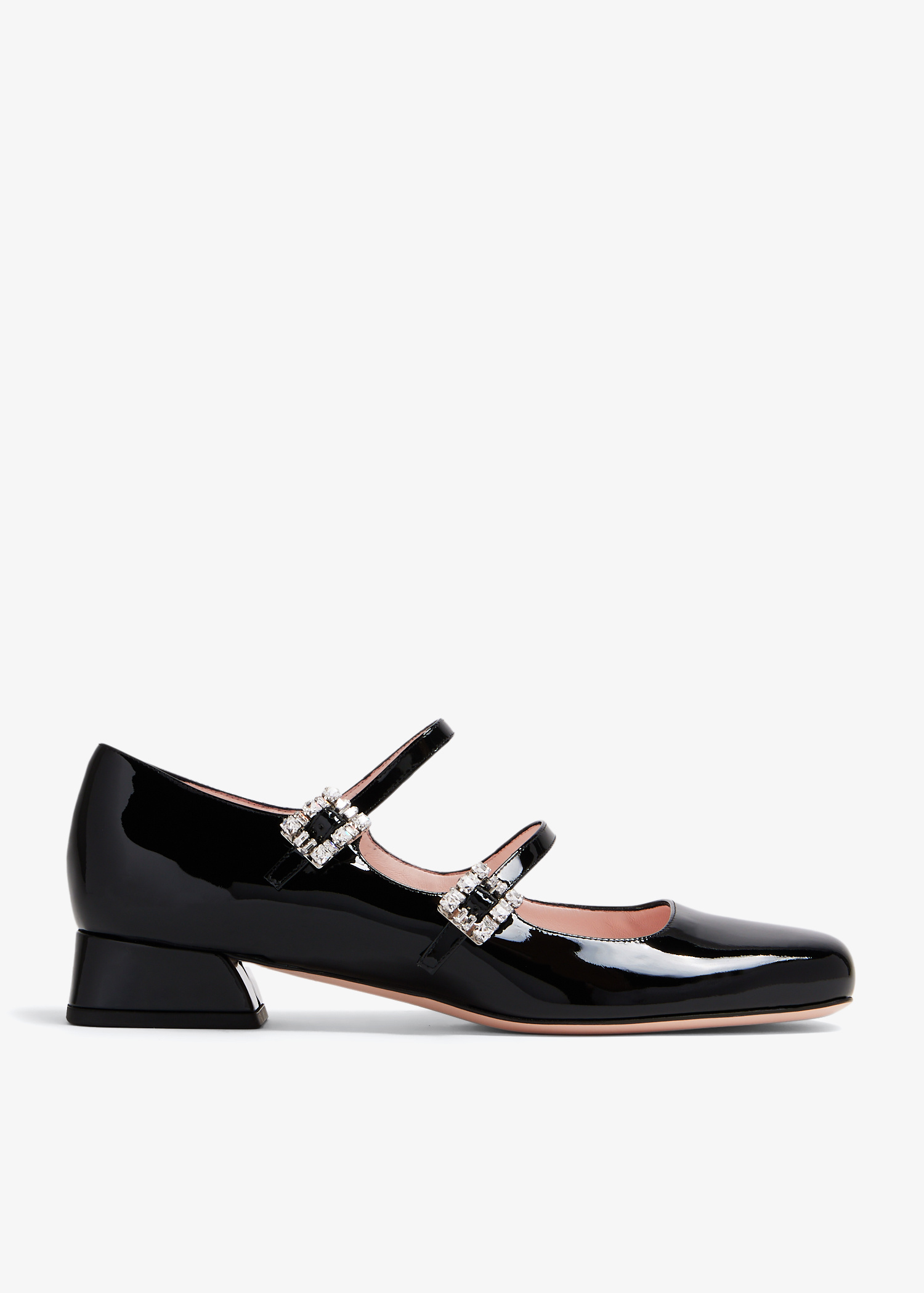 

Trés Vivier Strass buckle ballerinas, Black