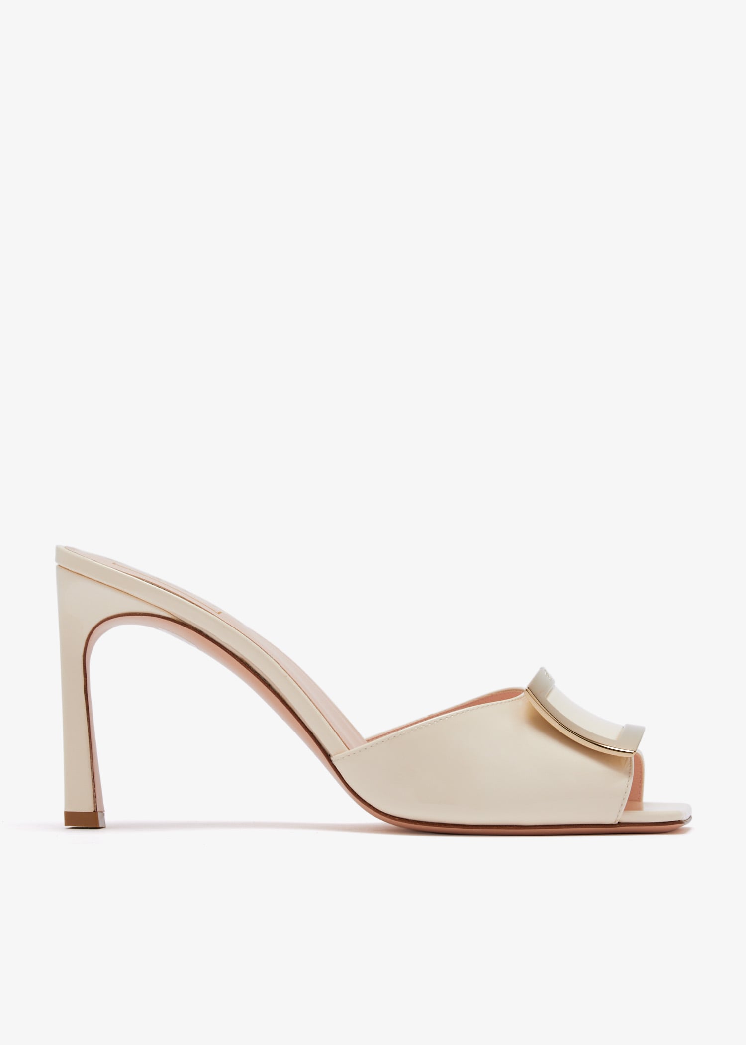 

Trompette mules, Beige