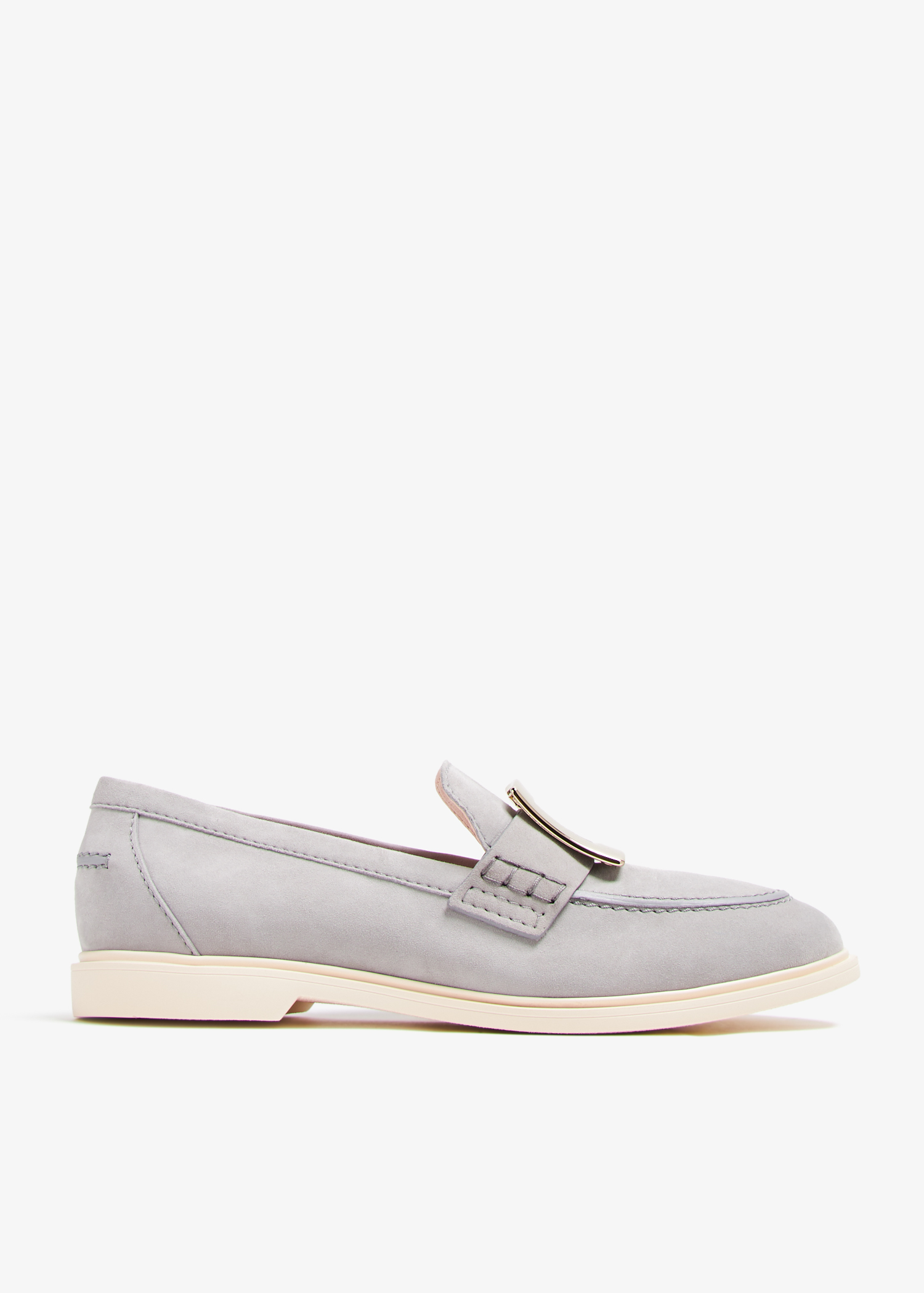 Roger Vivier Buckle Summer loafers for Women - Grey in UAE Roger Vivier Buckle Summer loafers for Women - Grey in UAE