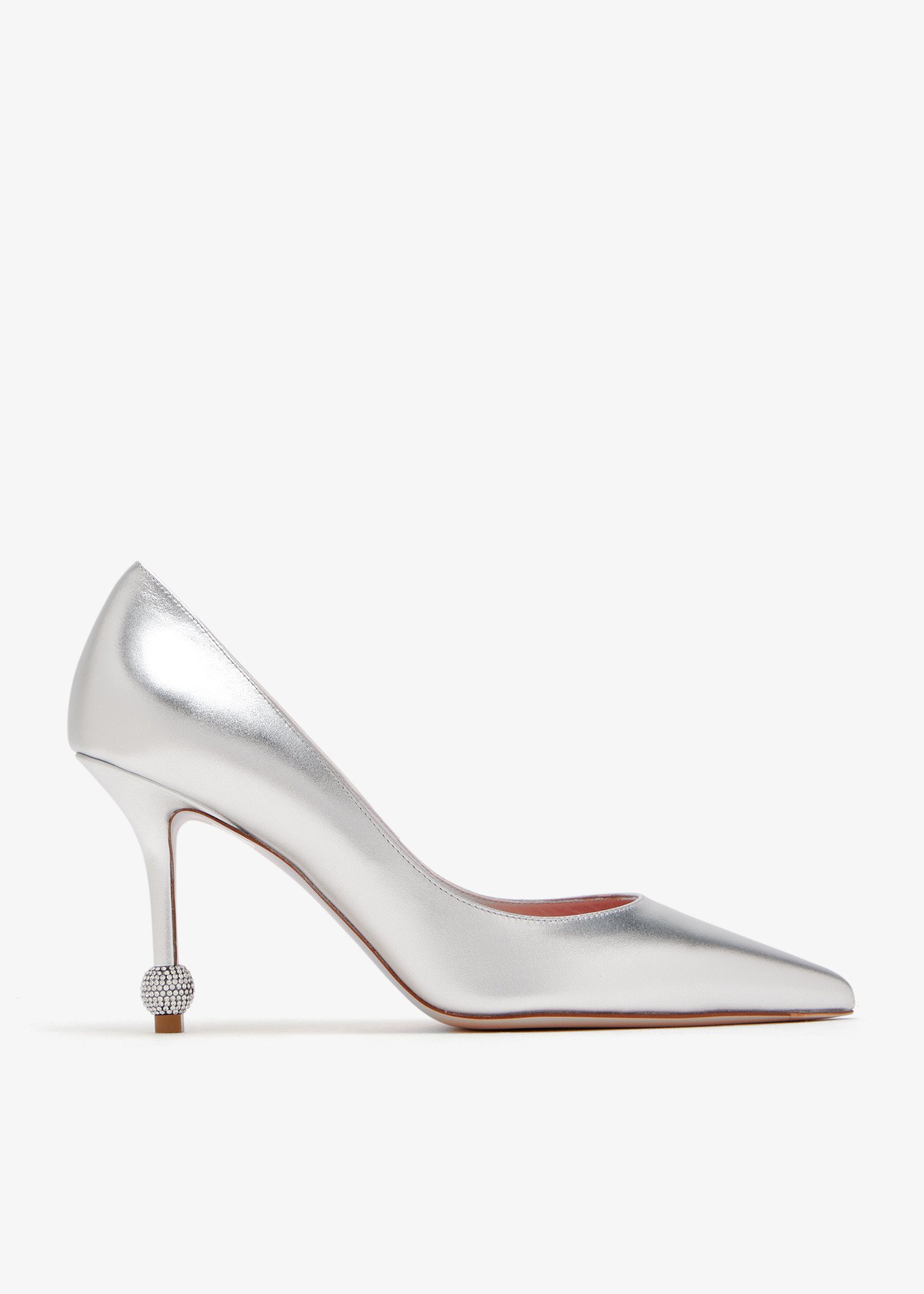 

Jewel pumps, Silver