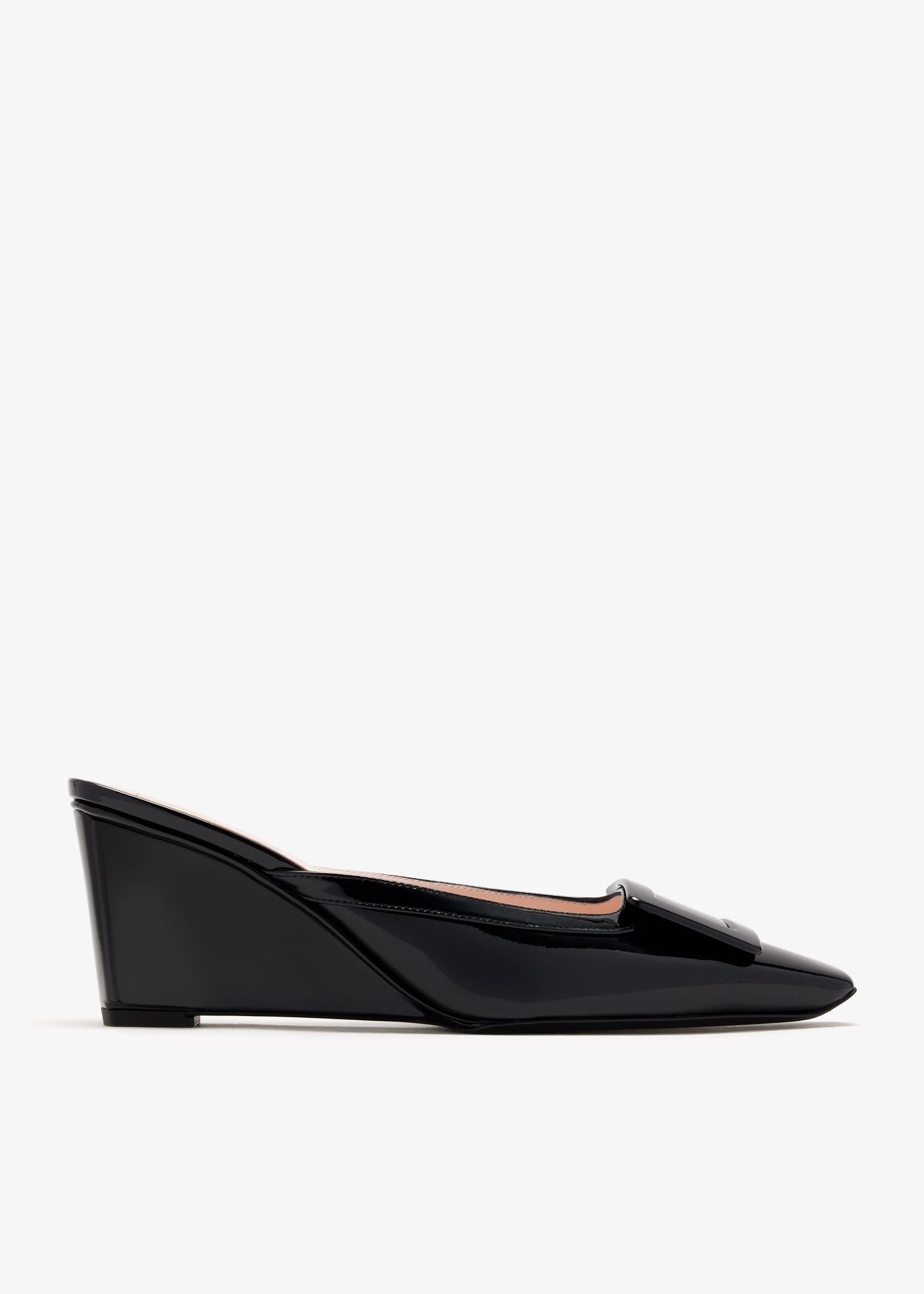 

Belle Vivier mules, Black