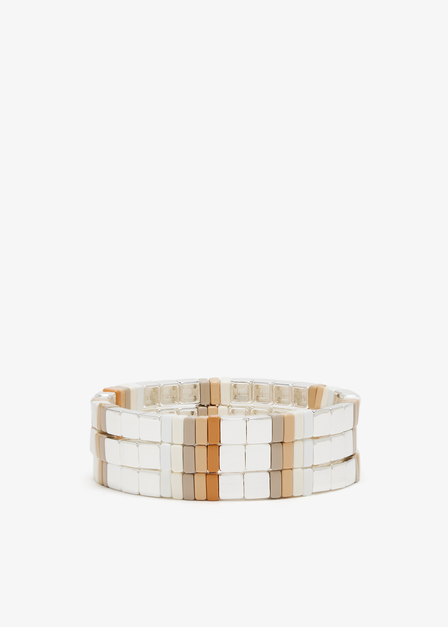 

Quiet Time bracelets, Multicolored