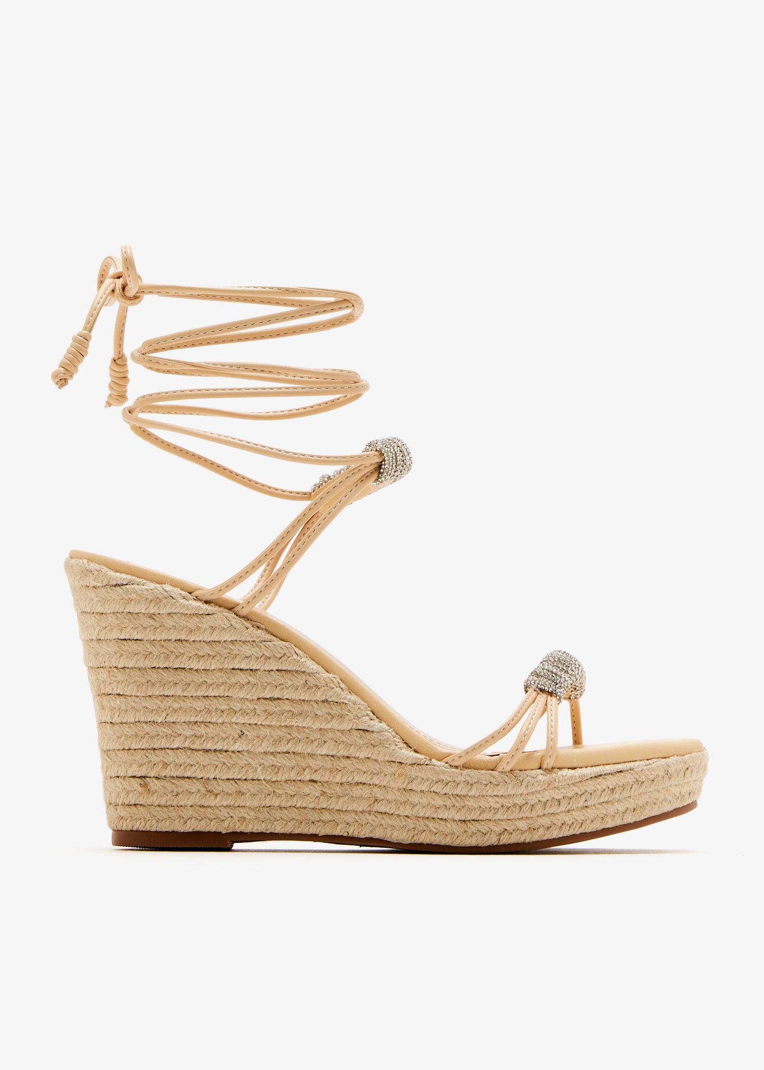 

Becky wedge sandals, Beige