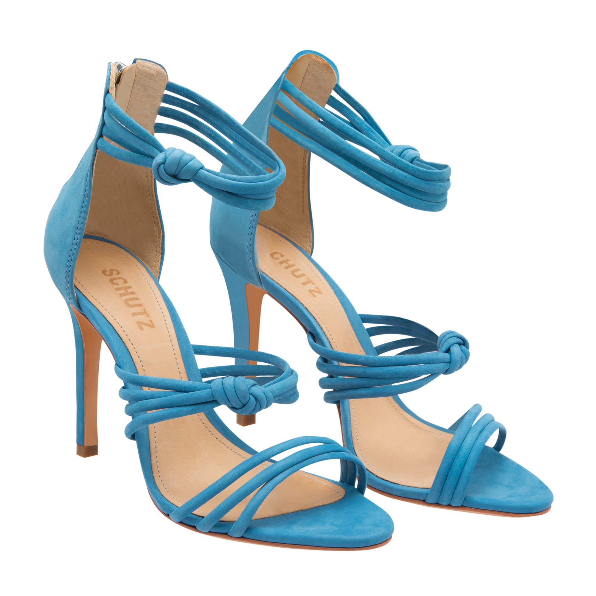 

Knot sandals, Blue