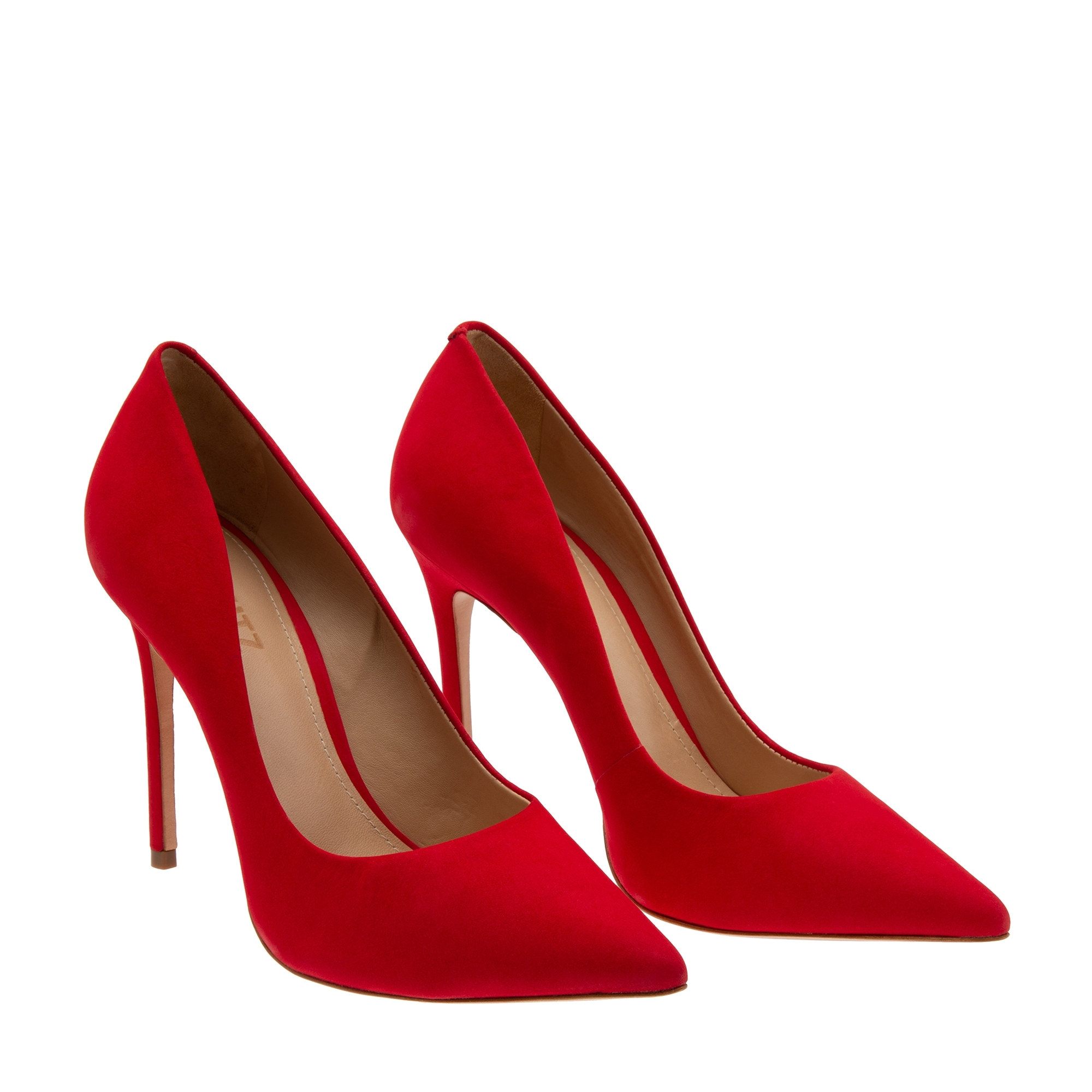 

Point-toe pumps, Red