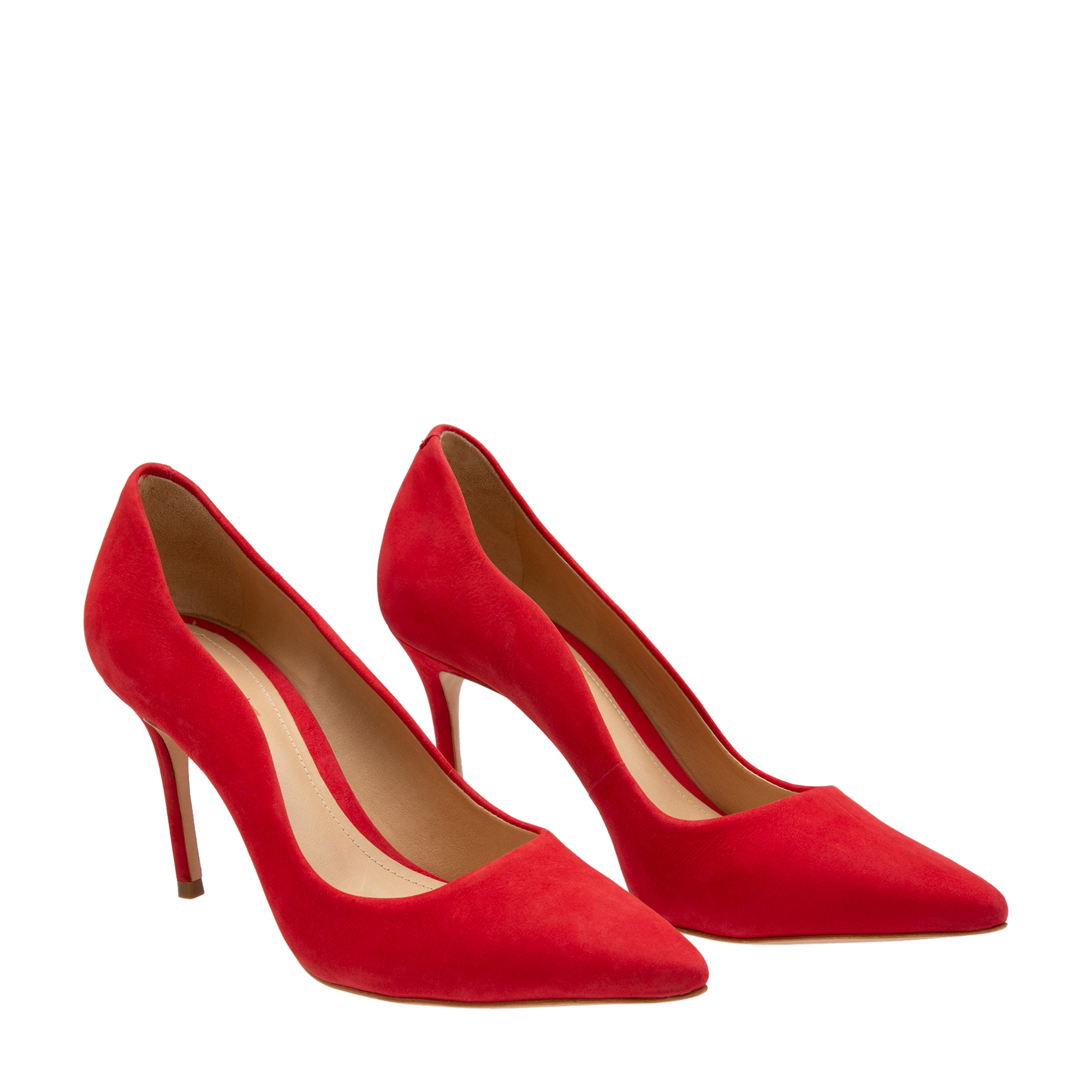 

Suede pumps, Red