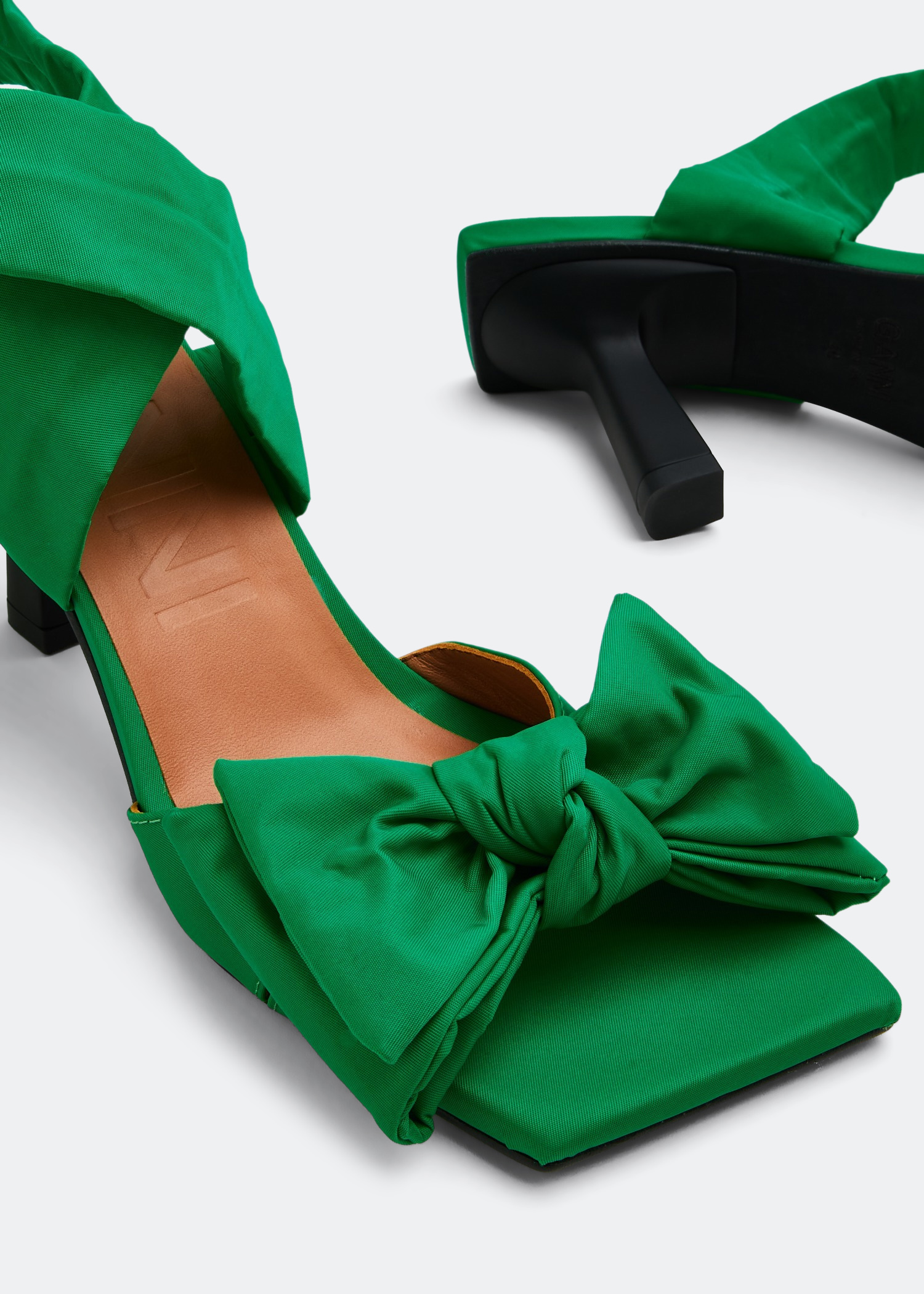 Ganni sales bow sandals