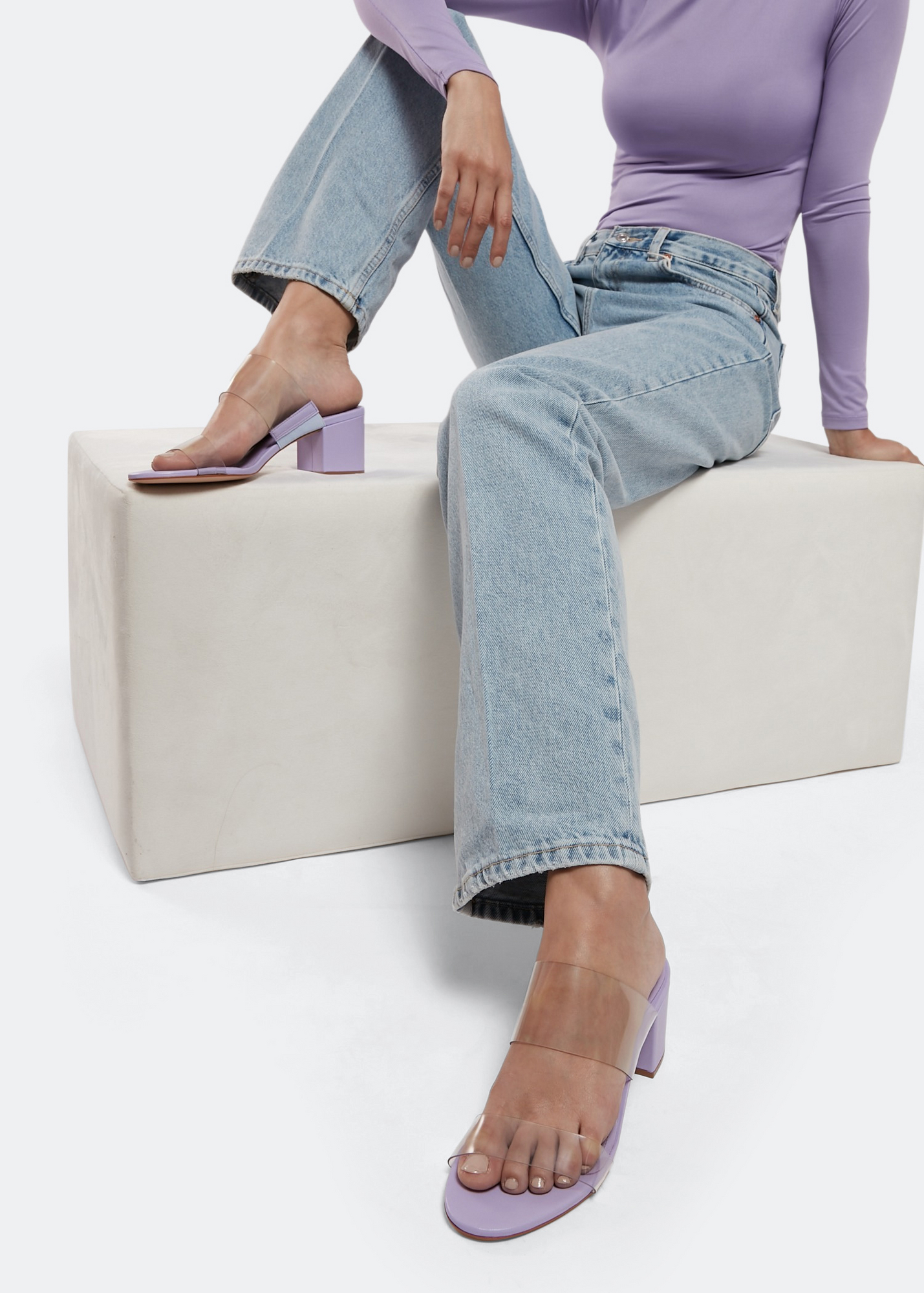 

Victorie sandals, Purple