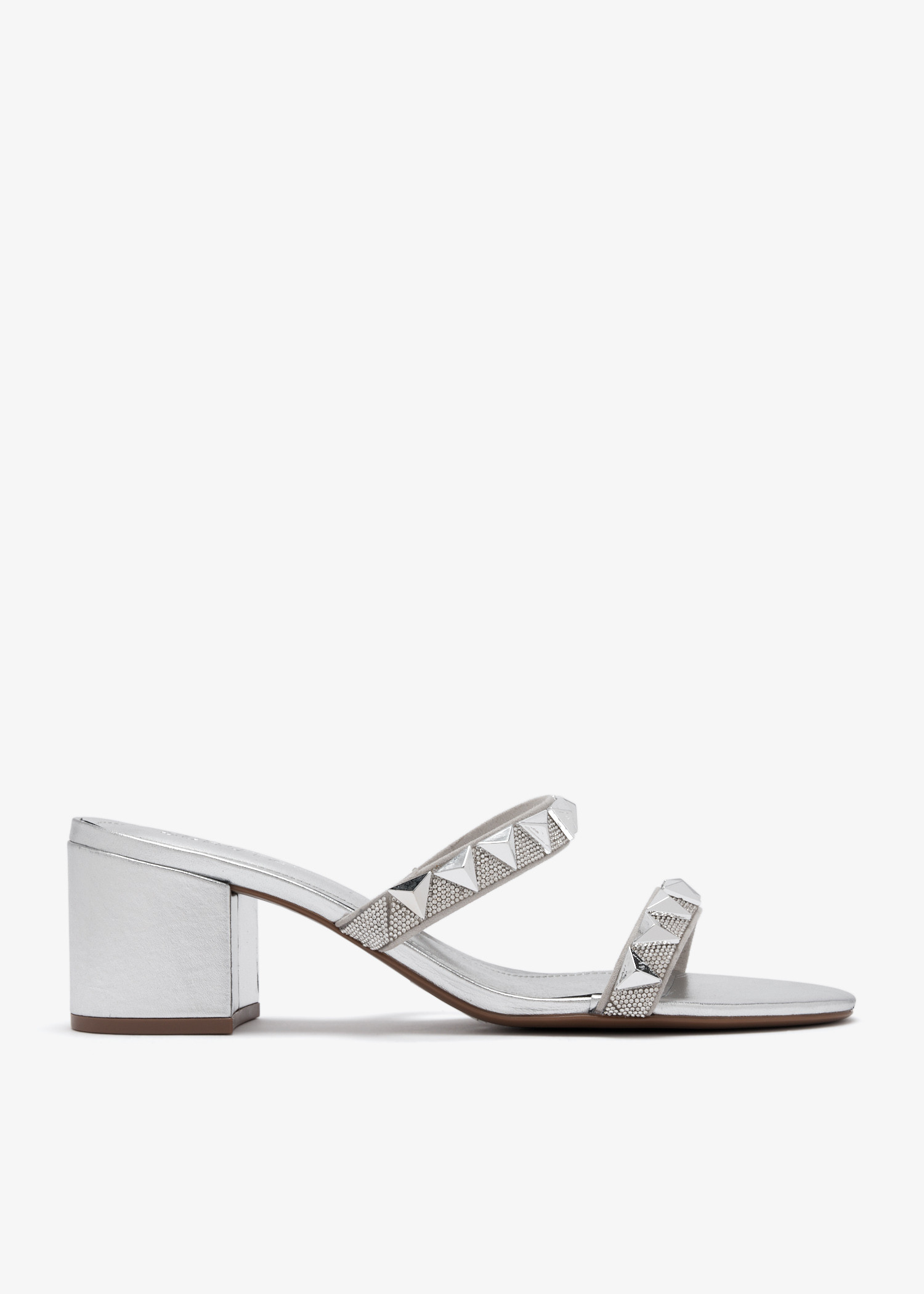 

Stud sandals, Silver