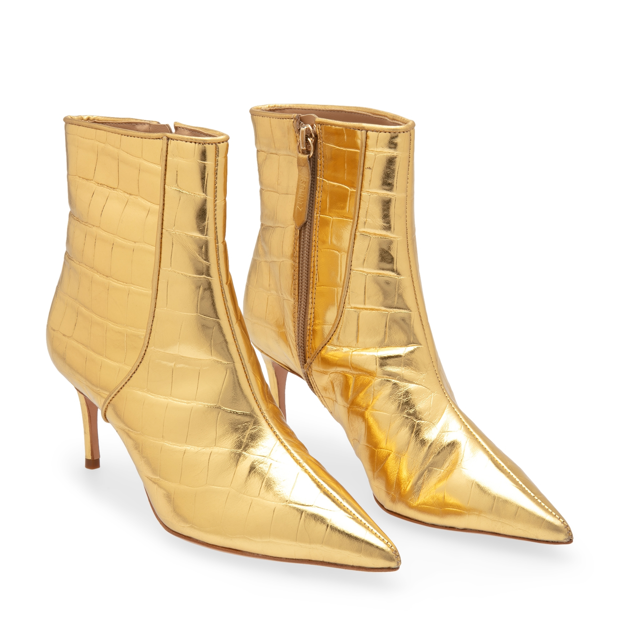 

Bette booties, Gold