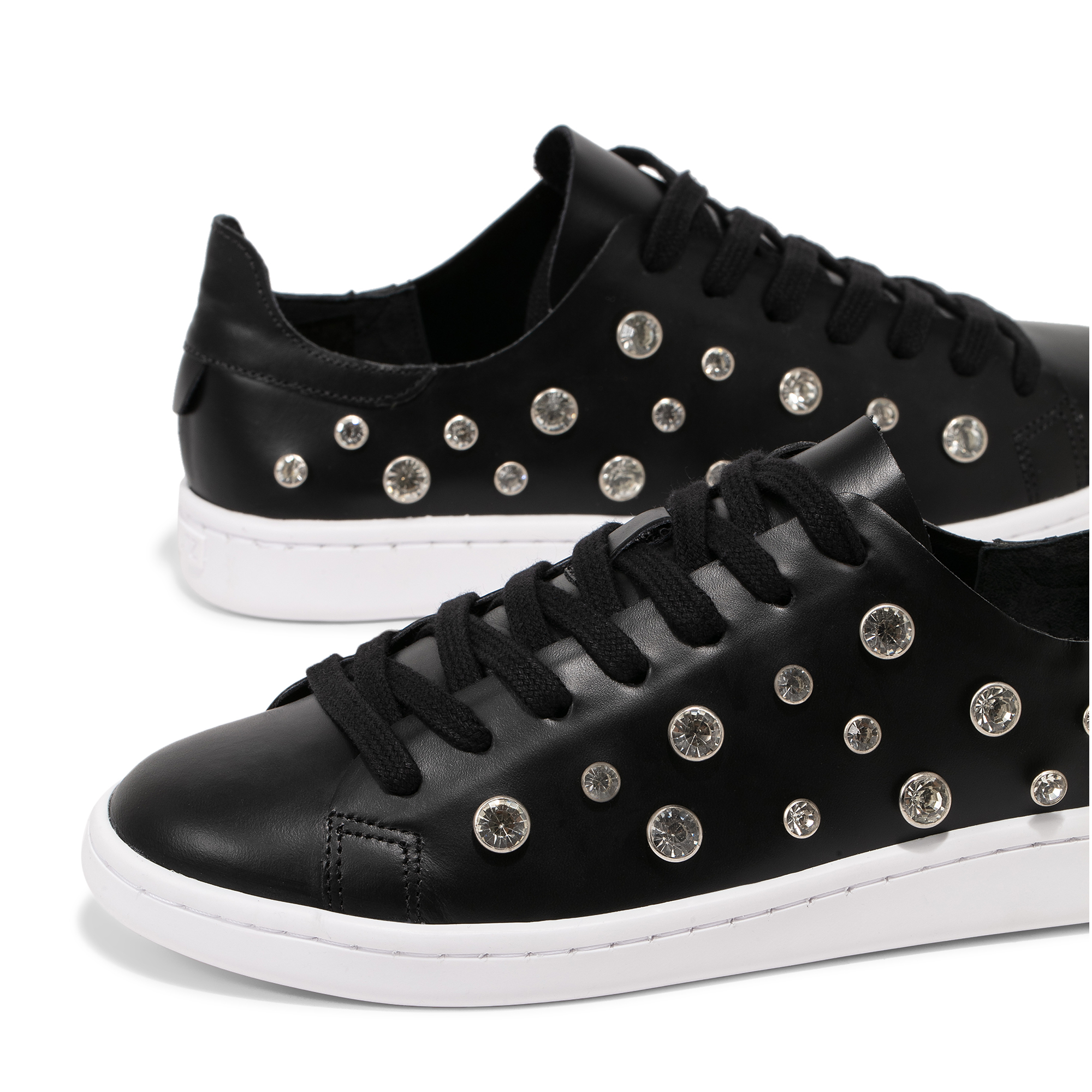 

Studded sneakers, Black
