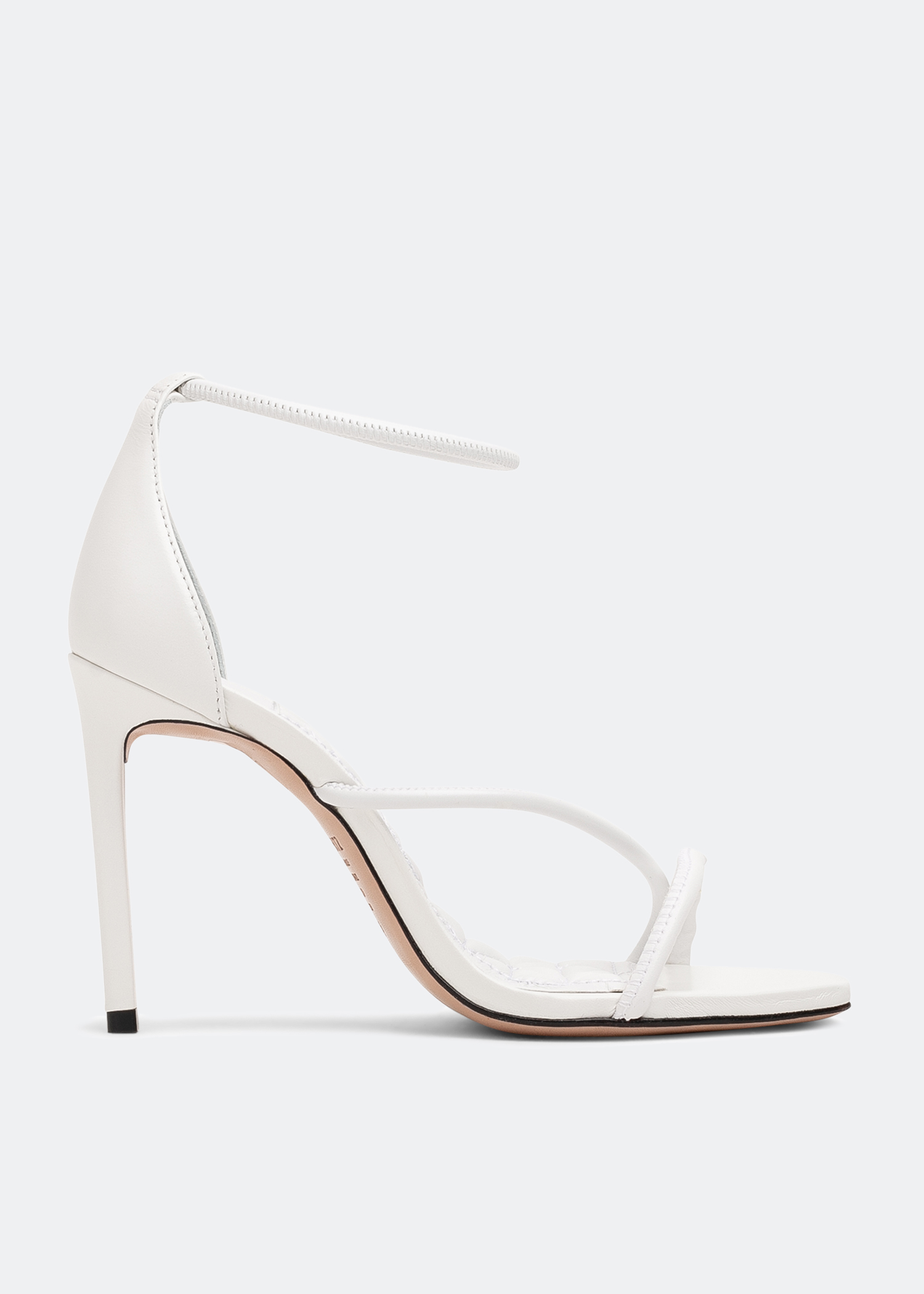 Schutz Gaiah leather sandals for Women - White in Kuwait Schutz Gaiah leather sandals for Women - White in Kuwait