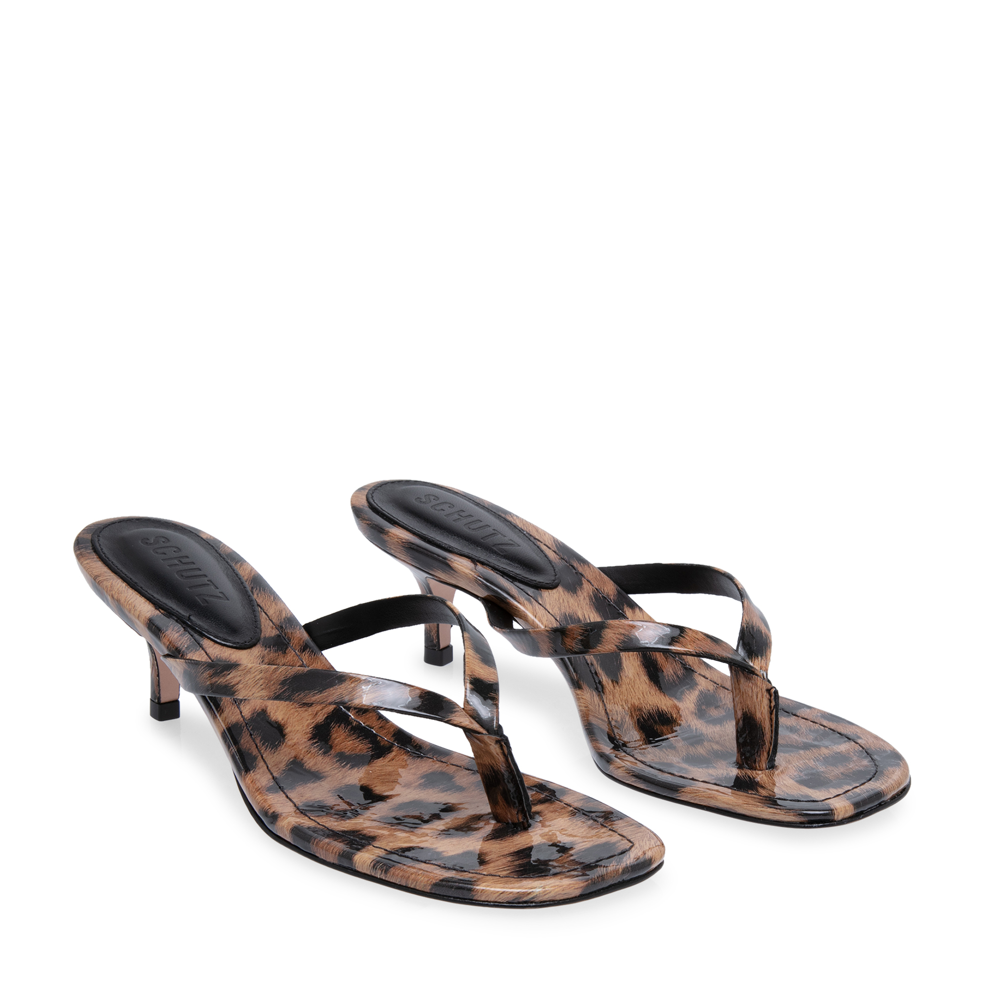 

Leopard-print thong sandals, Animal print