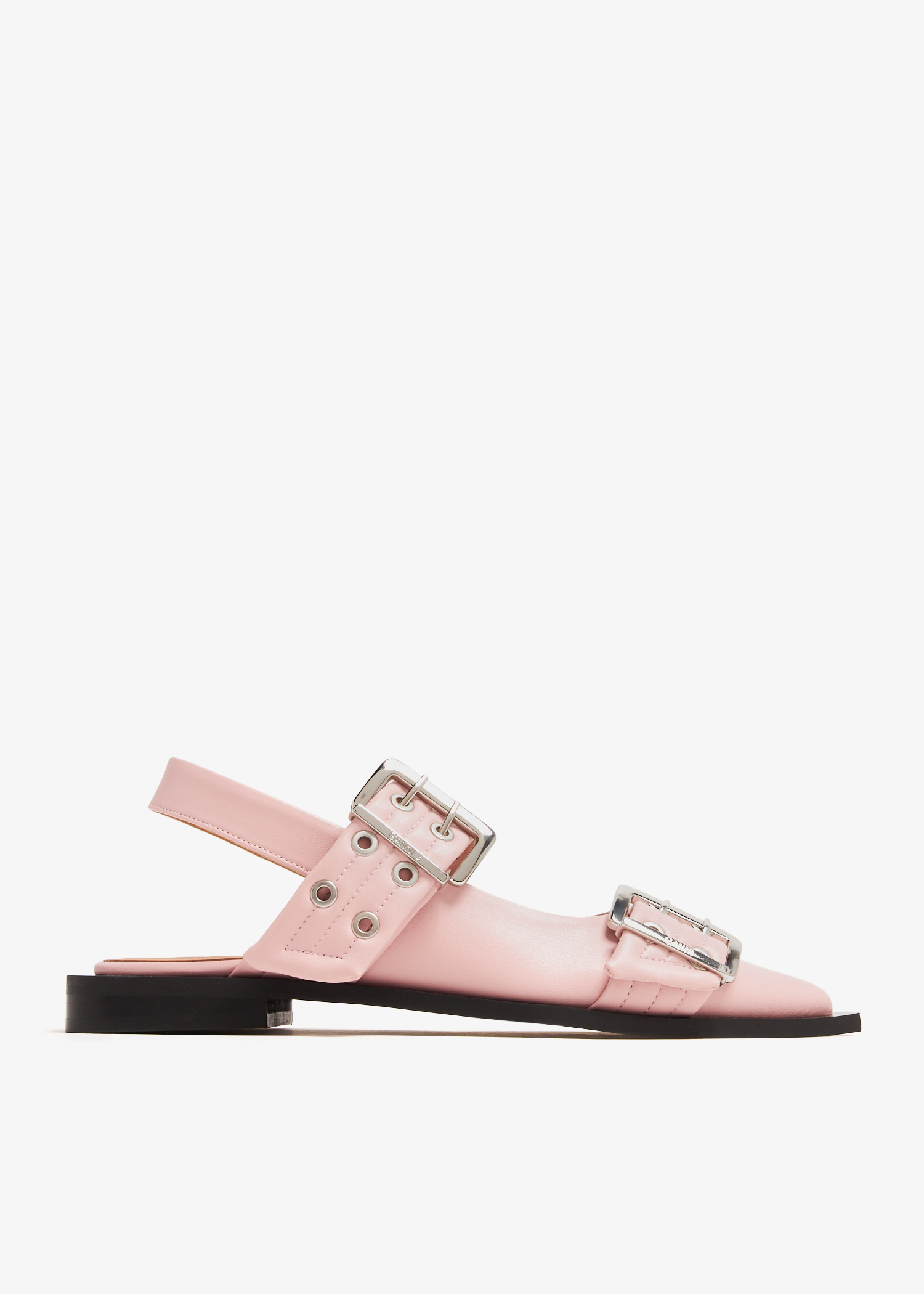 

Buckle ballerinas, Pink
