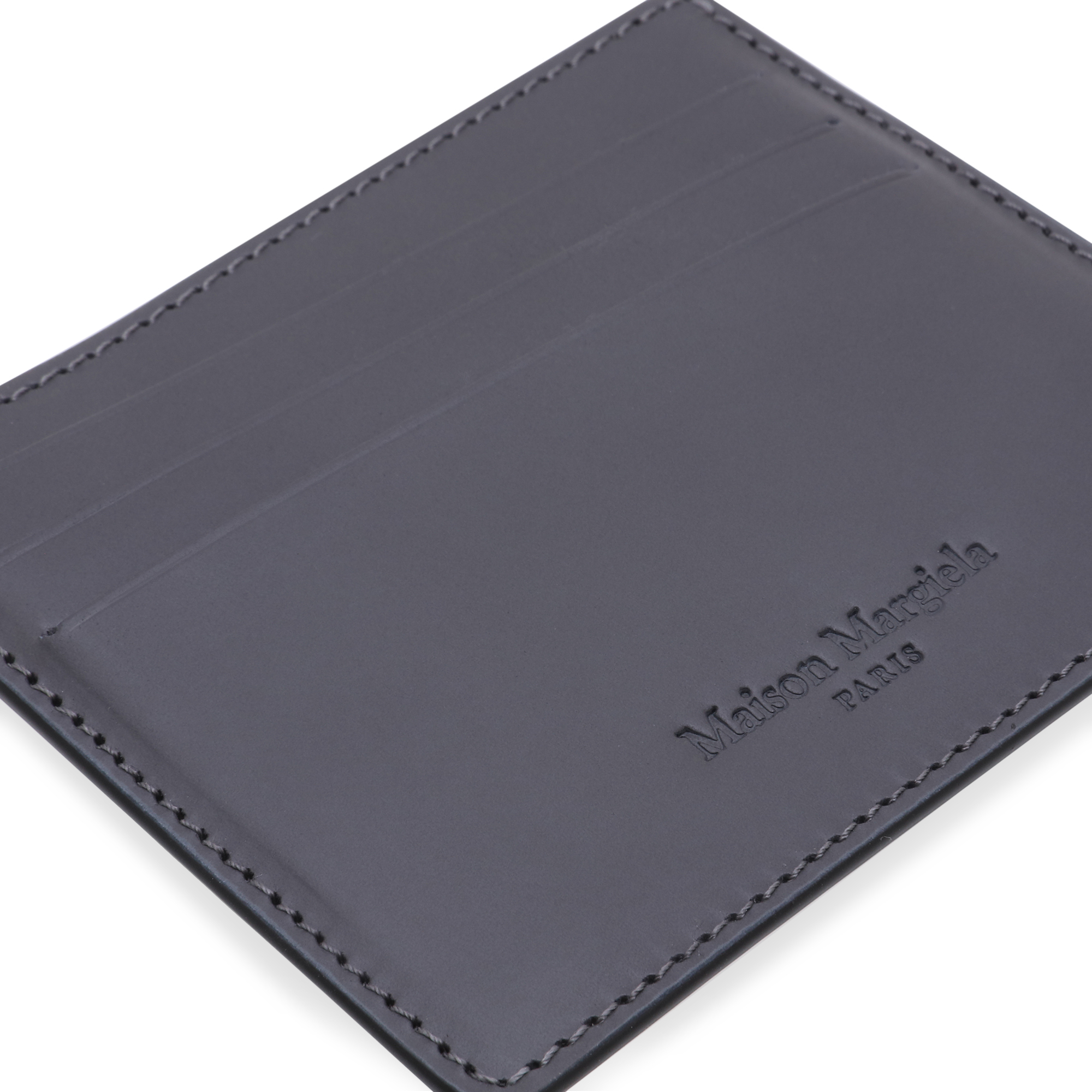 

Stitched card holder, Grey