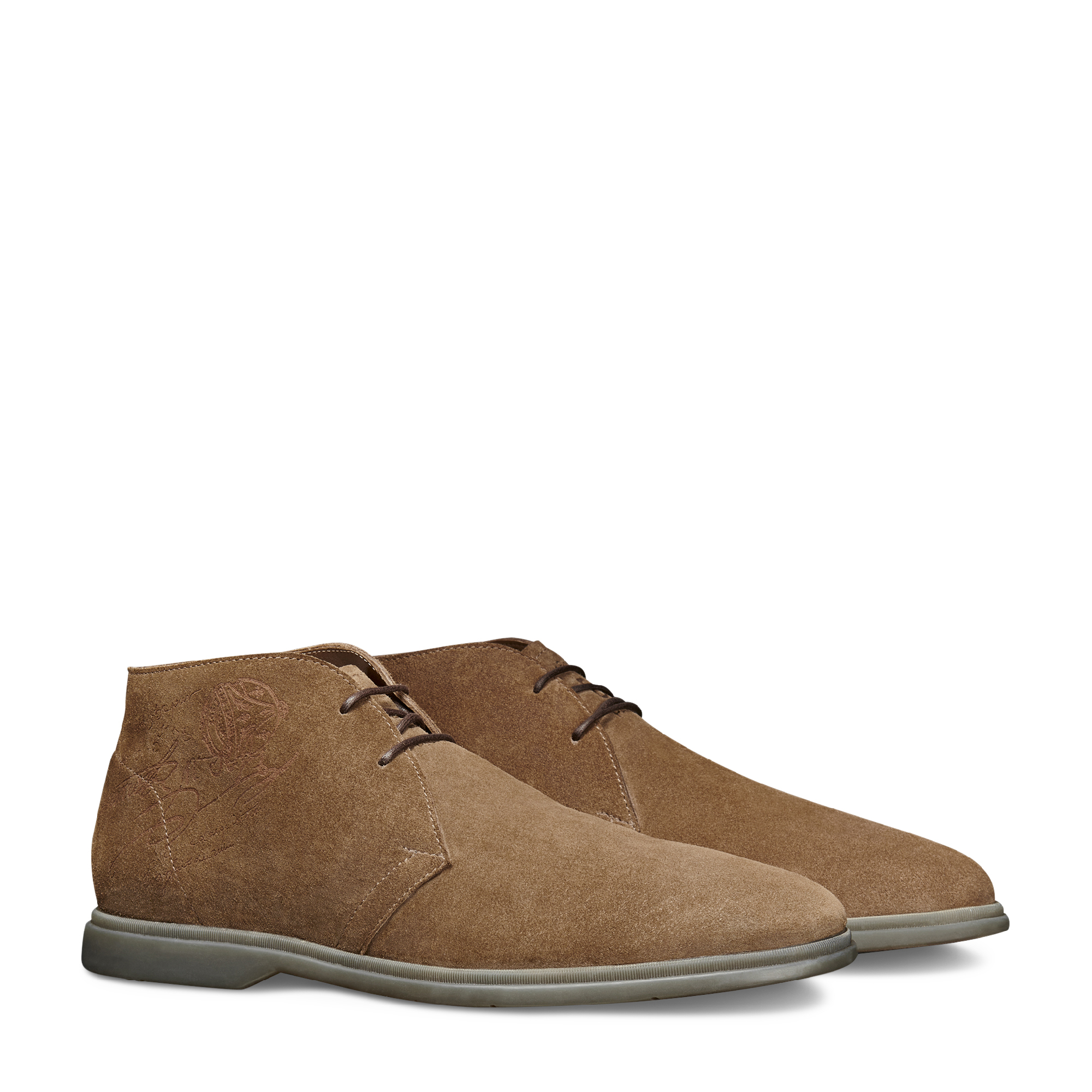 

Latitude suede leather desert boots, Brown