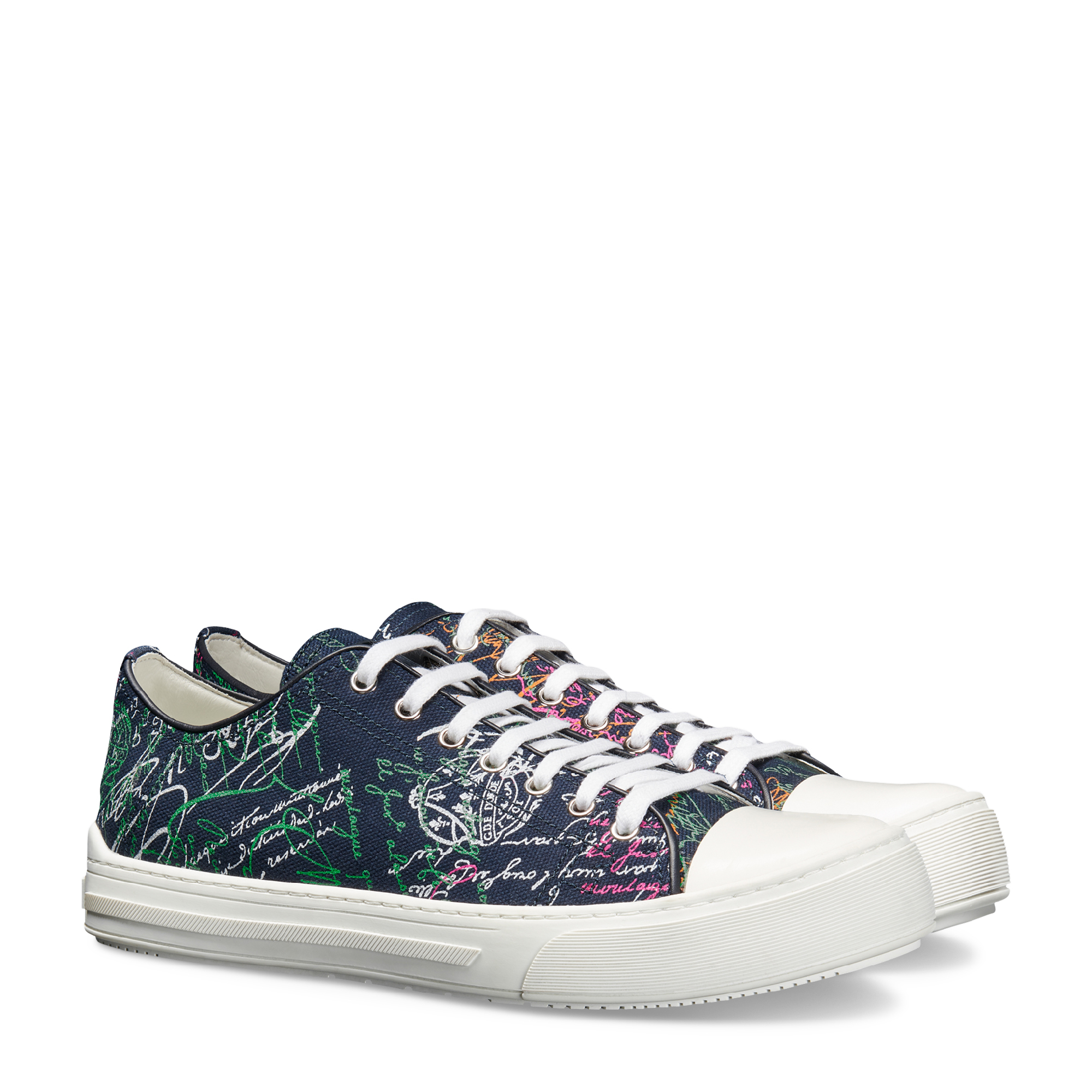 

Playground Scritto canvas sneakers, Blue