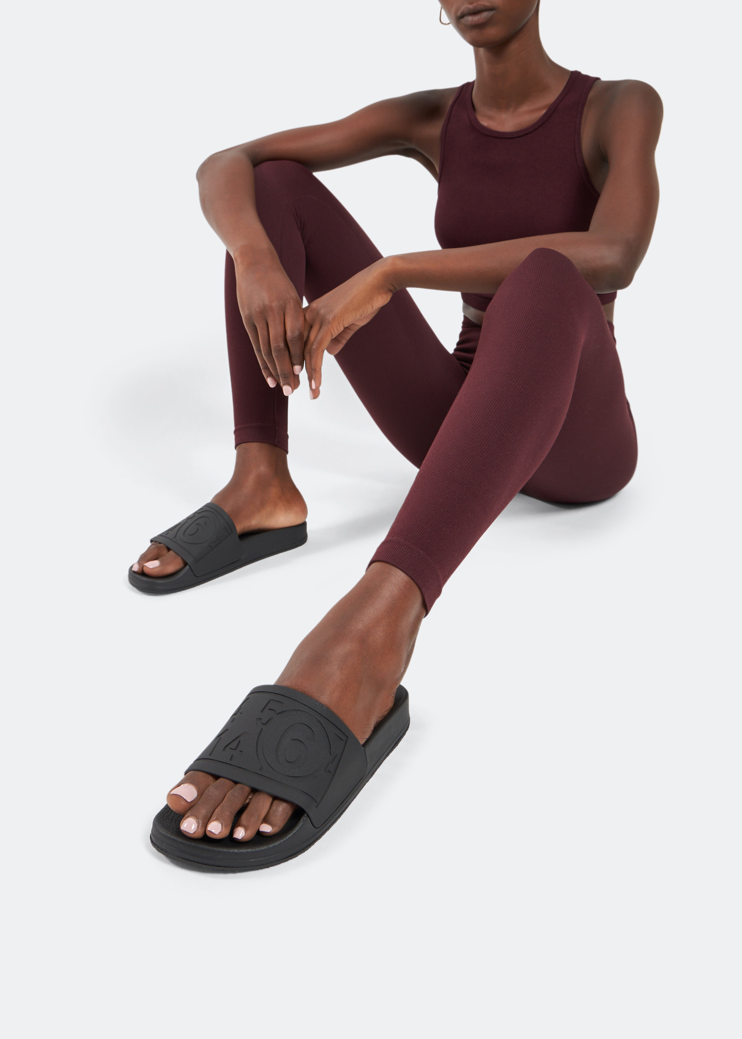 

Hotel pool slides, Black