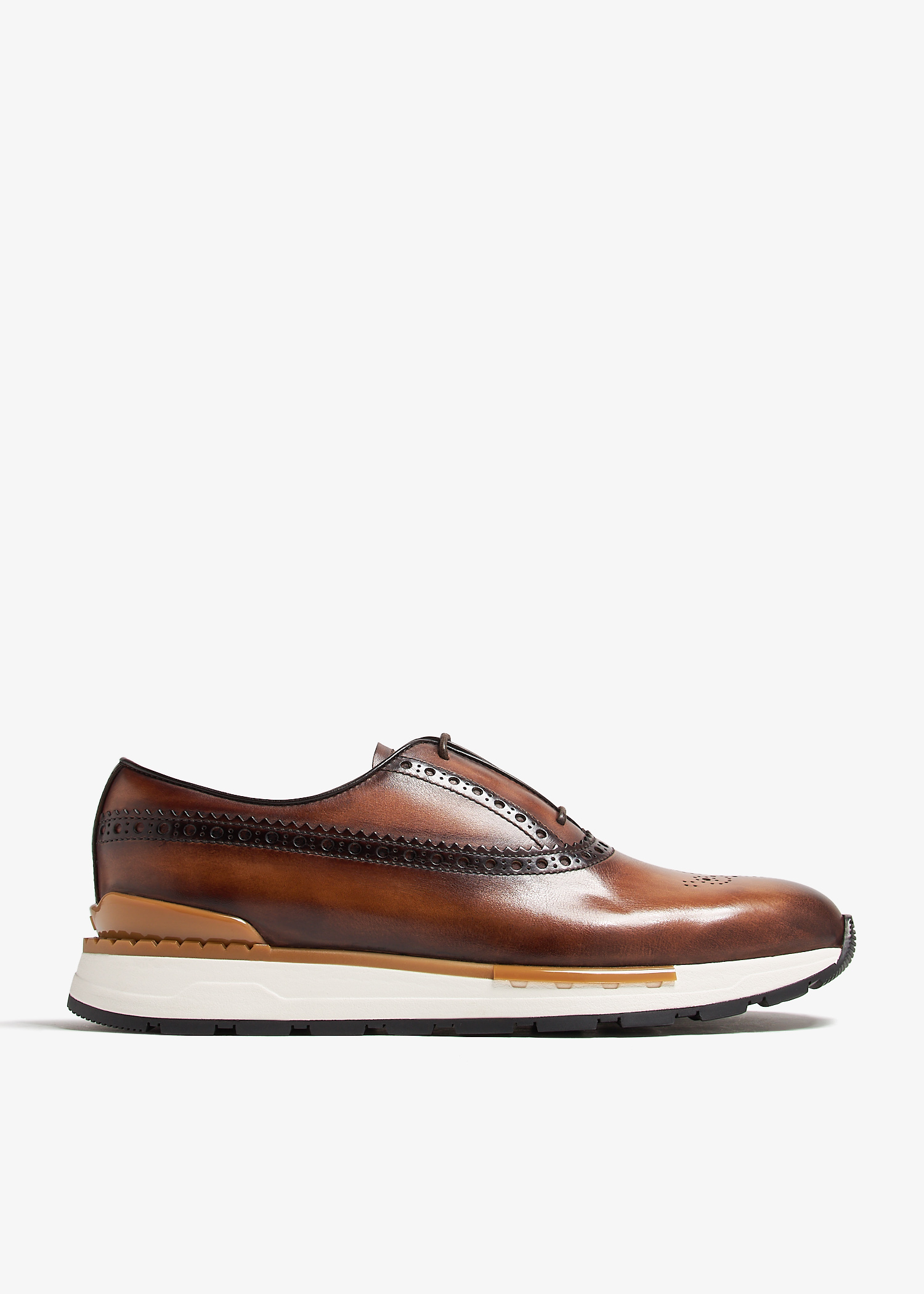 

Fast Track leather sneakers, Brown