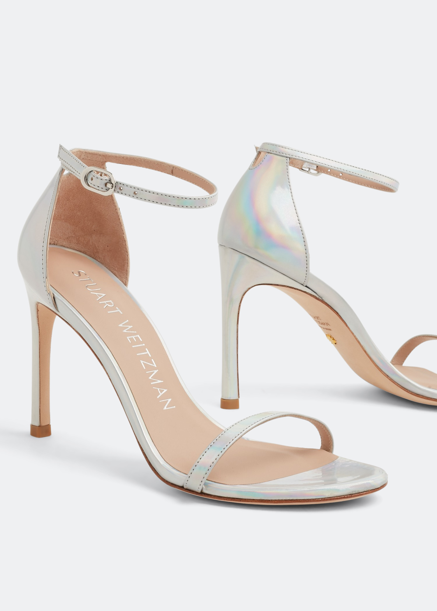 

Nudistrong strap sandals, Silver