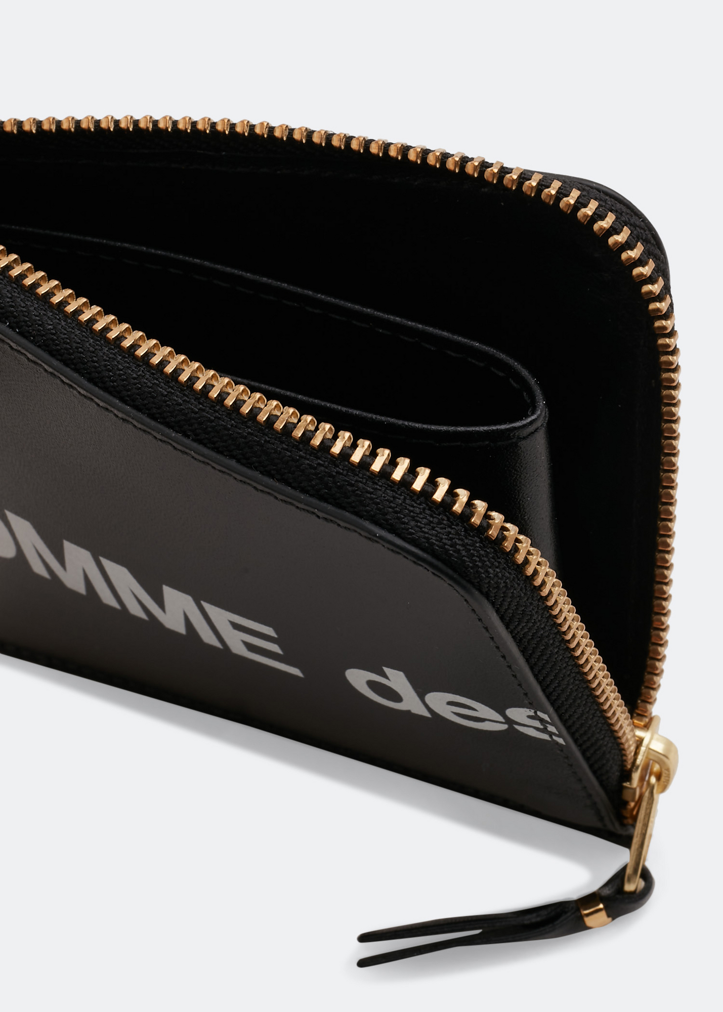 

Logo zip-around wallet, Black