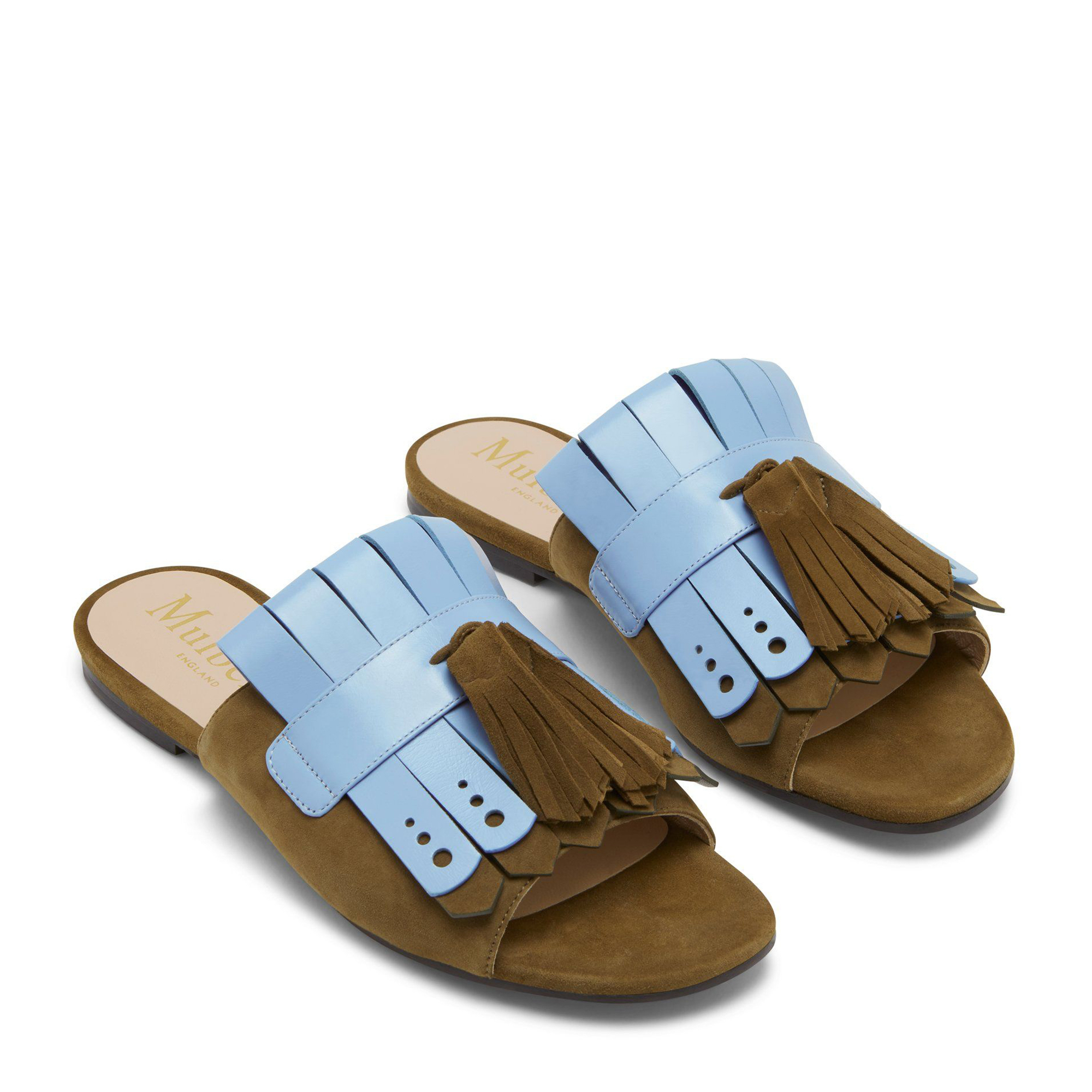 

Millie Fringe flat sandals, Multi-coloured