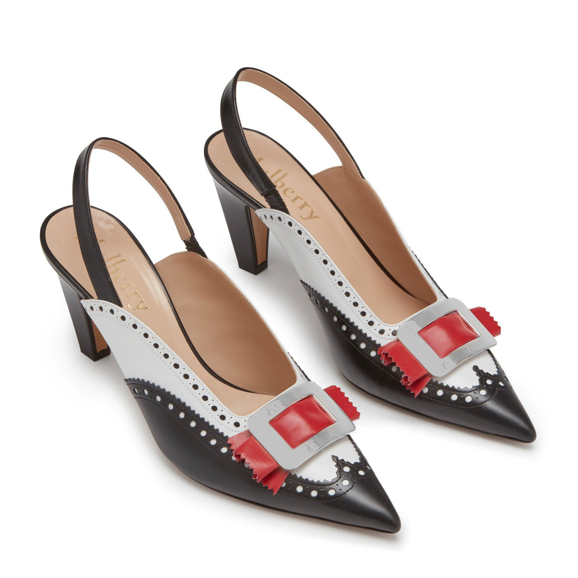 

Punky sling-back pumps, Black