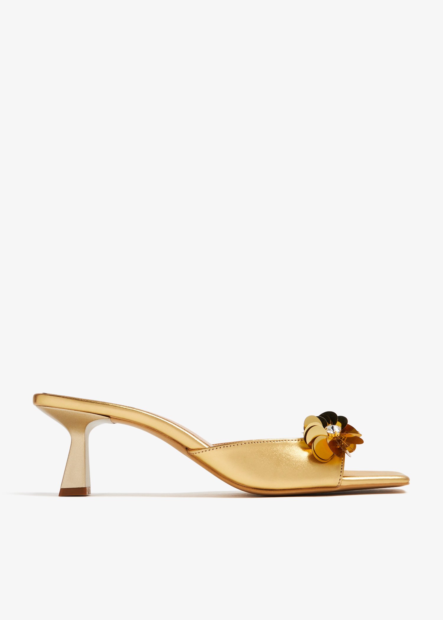 

Paquerette sandals, Gold