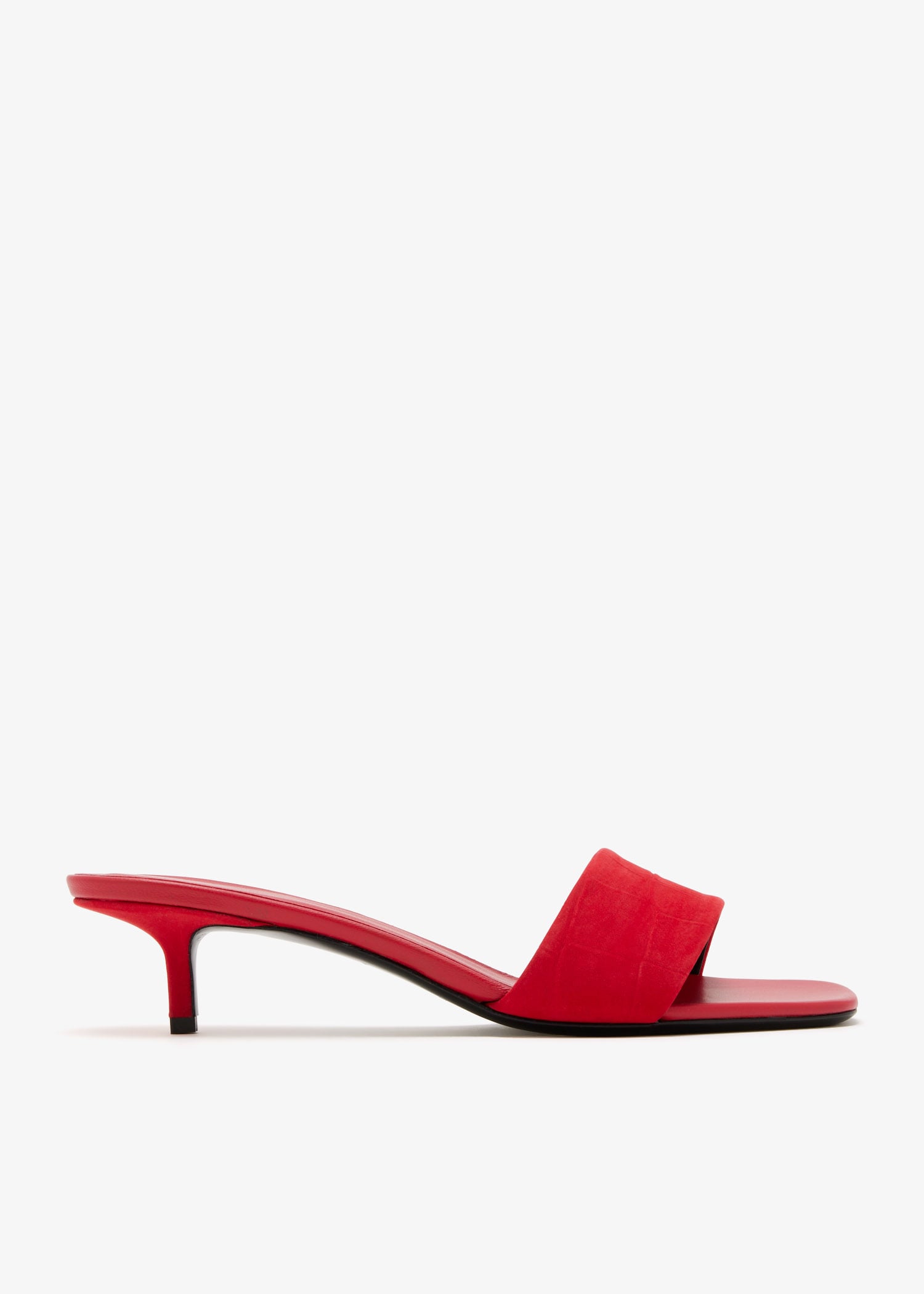 

Sarafina mules, Red