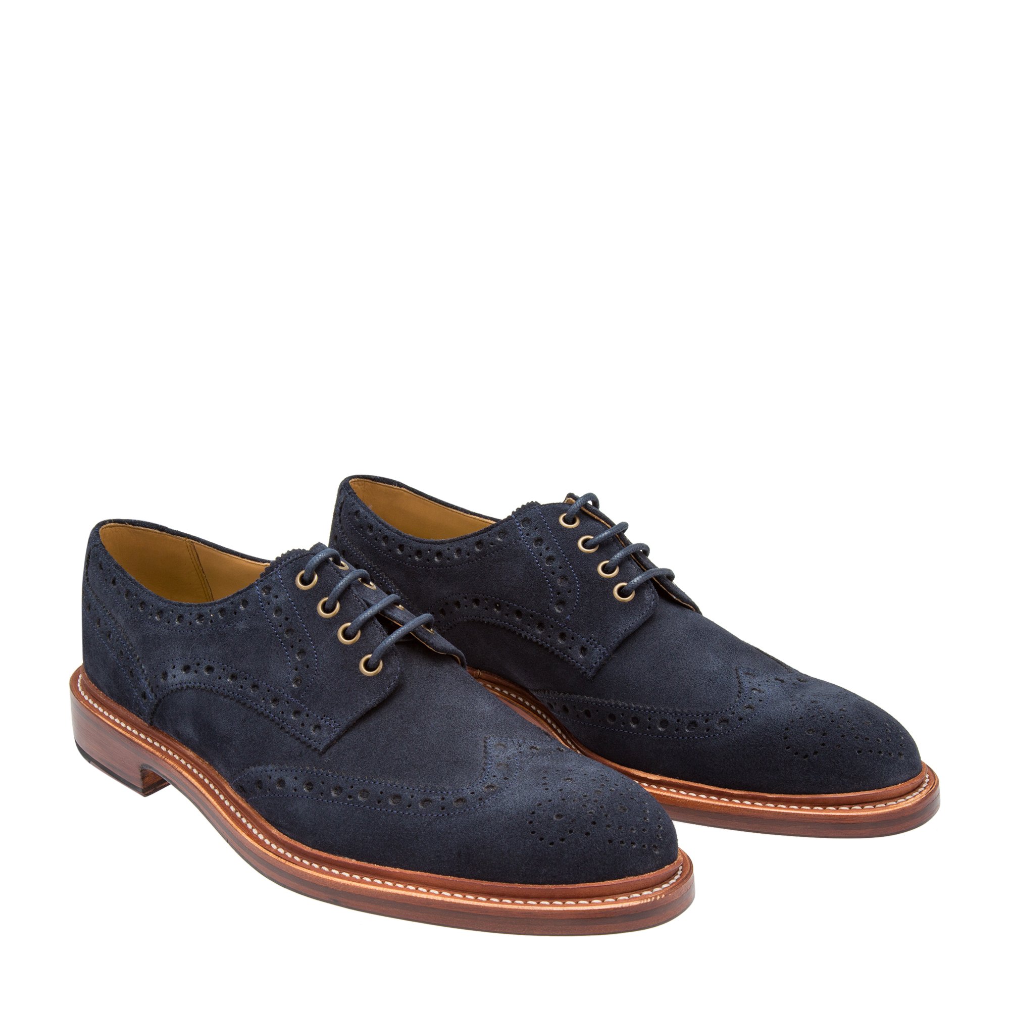 

Saunders Derby lace-up shoes, Blue