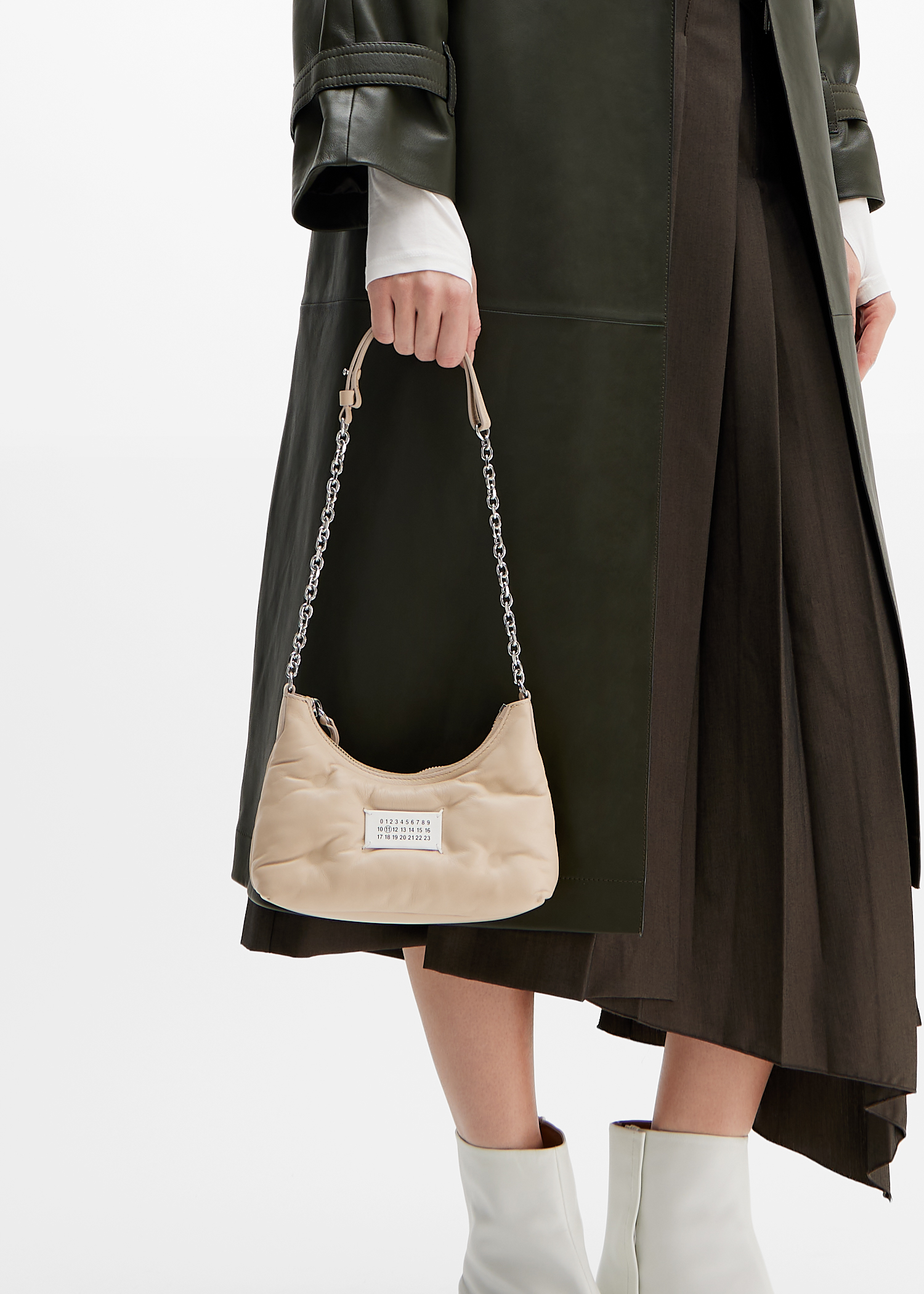 Maison Margiela Glam Slam micro hobo bag for Women - Beige in UAE 