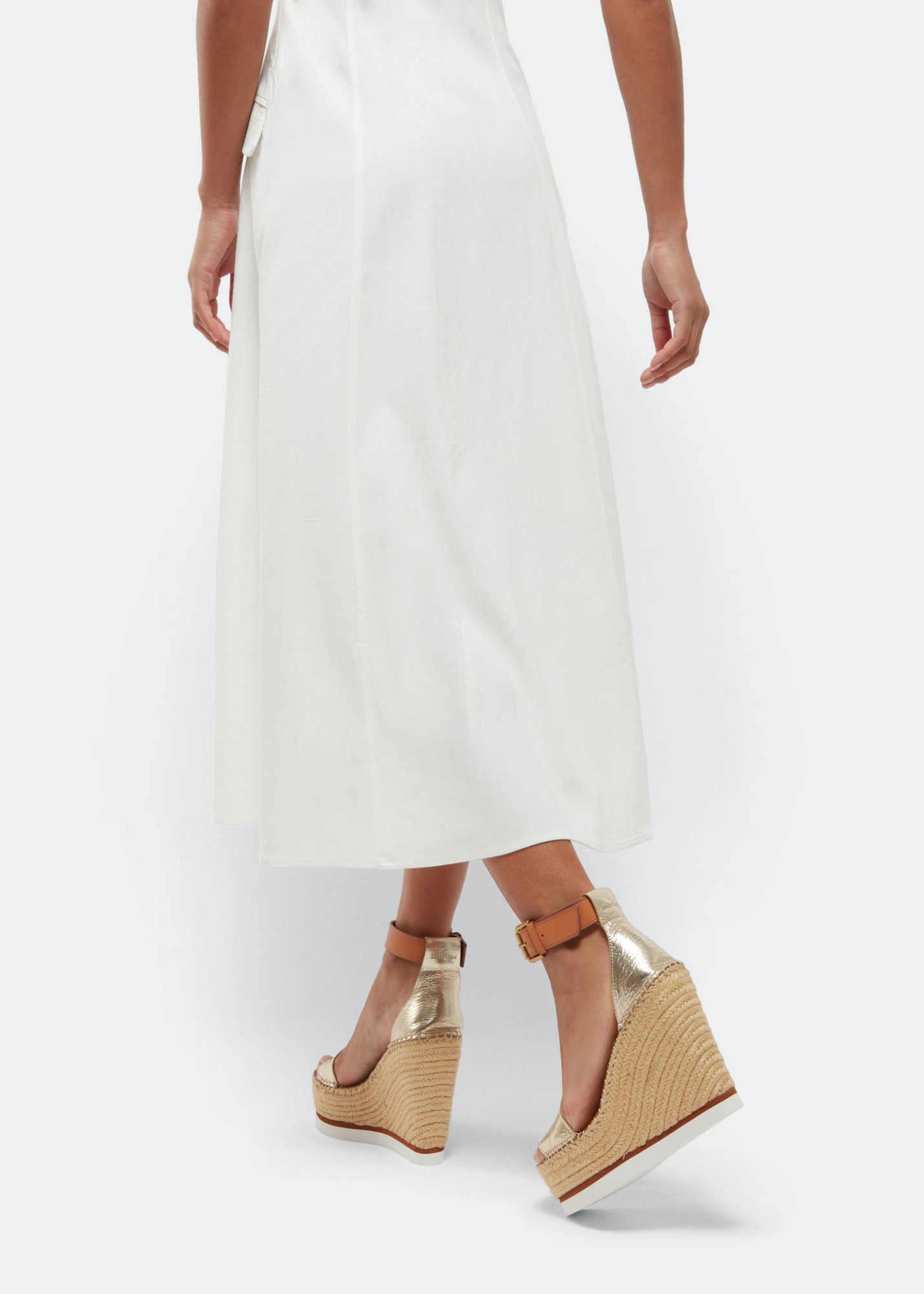 

Glyn wedge espadrille sandals, Gold