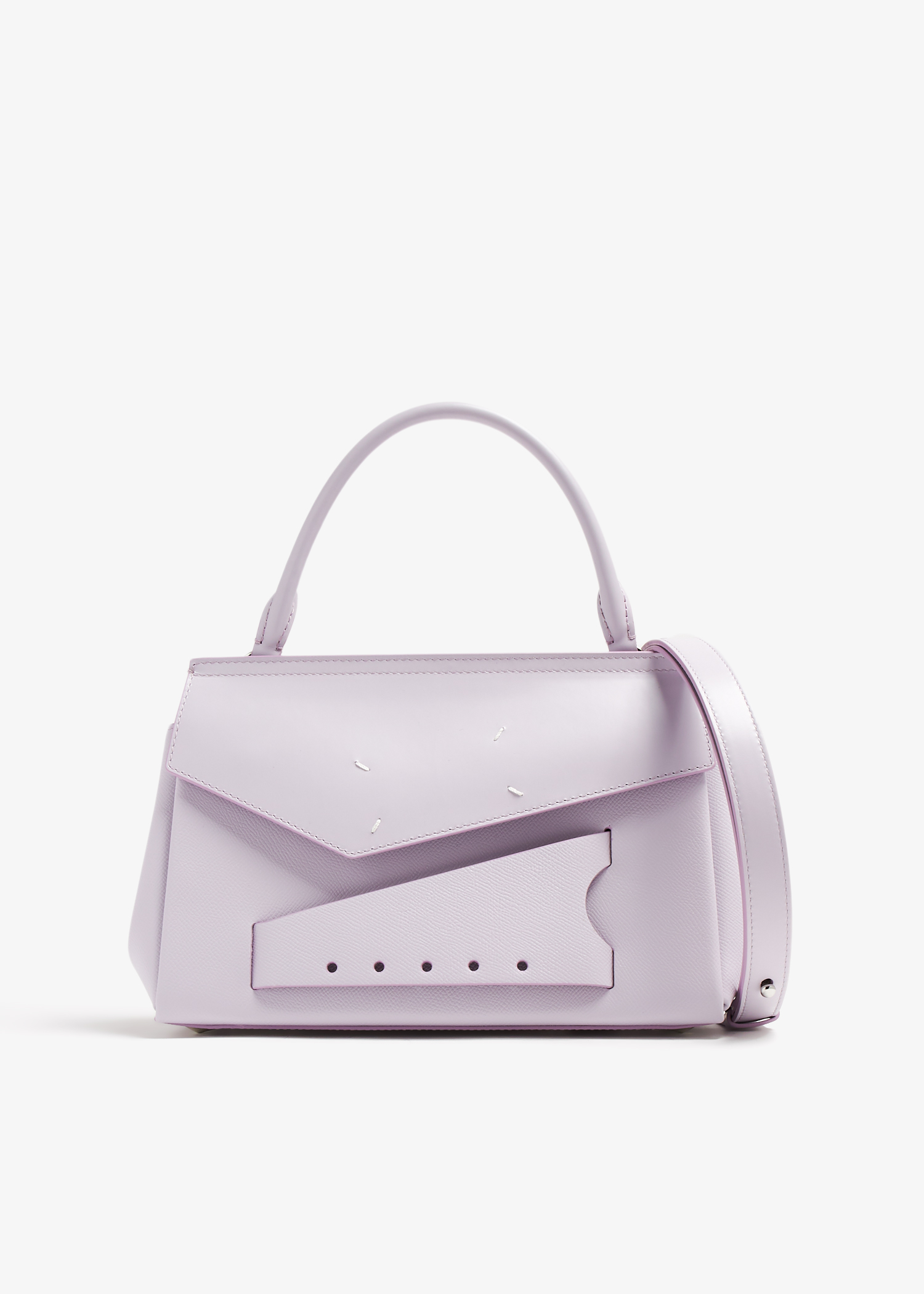 

Snatched small top handle bag, Purple