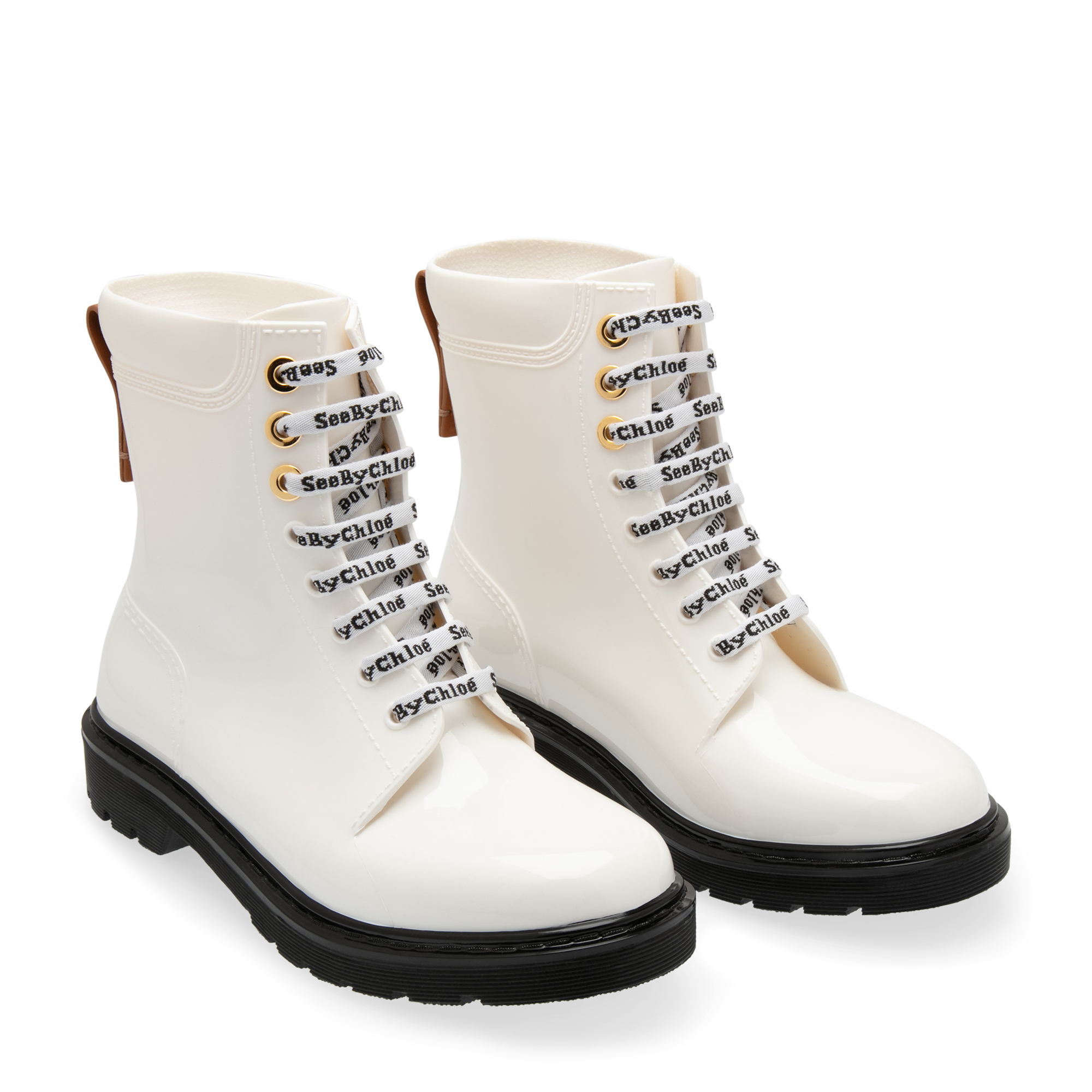 

PVC boots, White