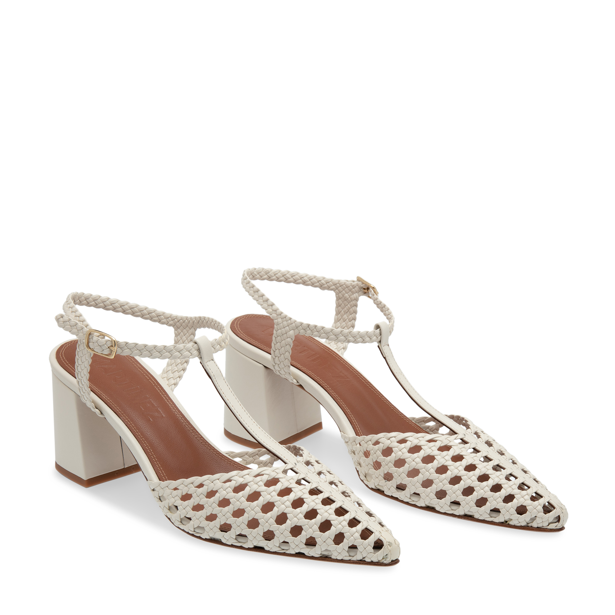 

Salinas pumps, White