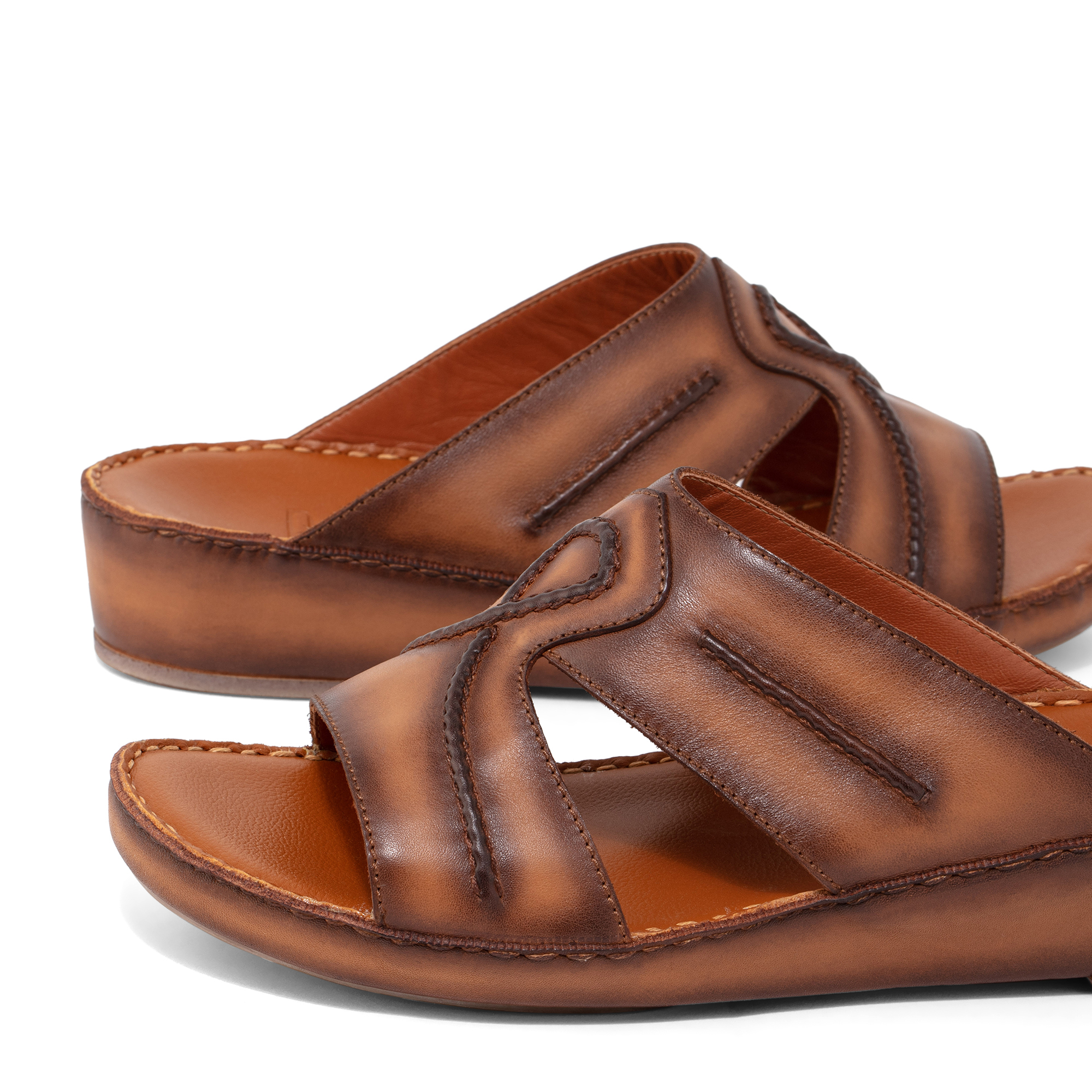 

Peninsula Laceto Degrade sandals, Brown