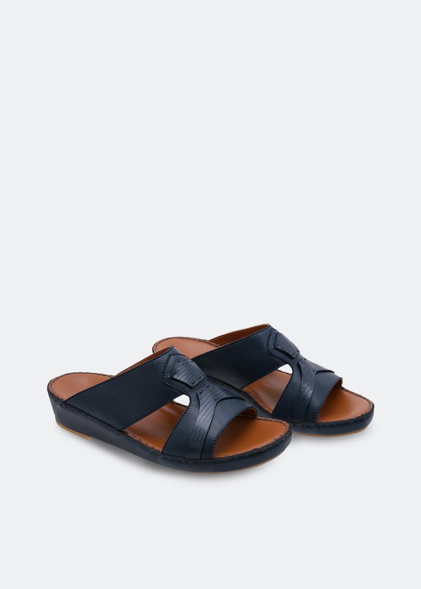 

Peninsula Soft Calf Saddle sandals, Blue