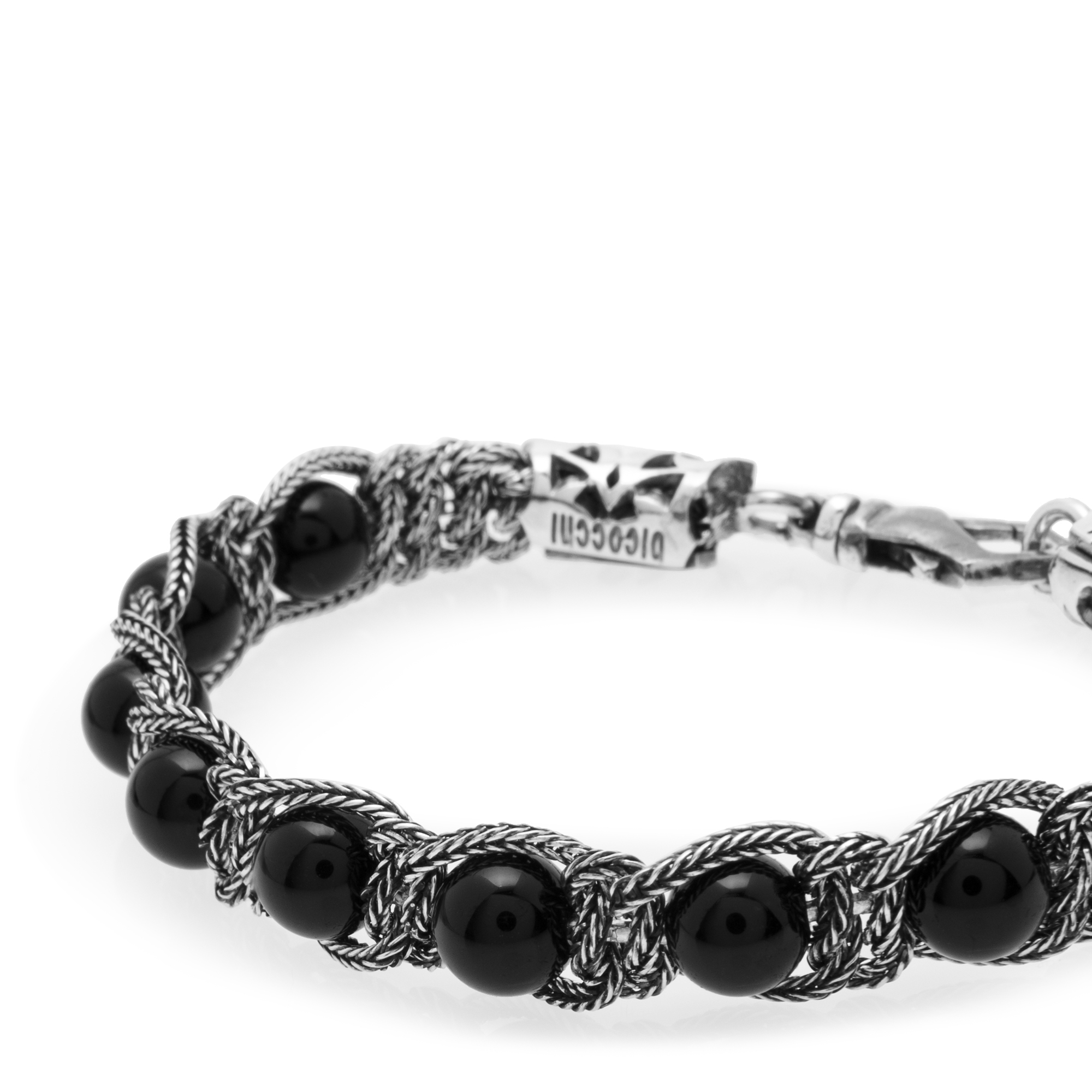 

Beaded bracelet, Silver