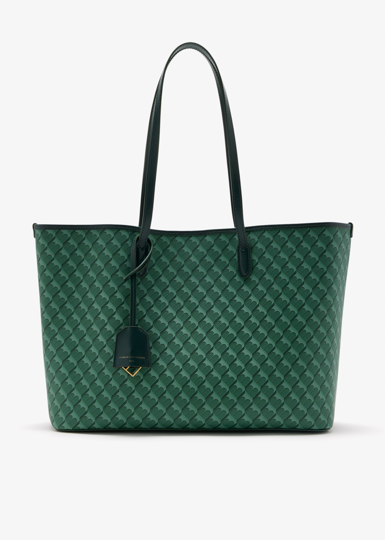 

Monogram shopper tote, Green