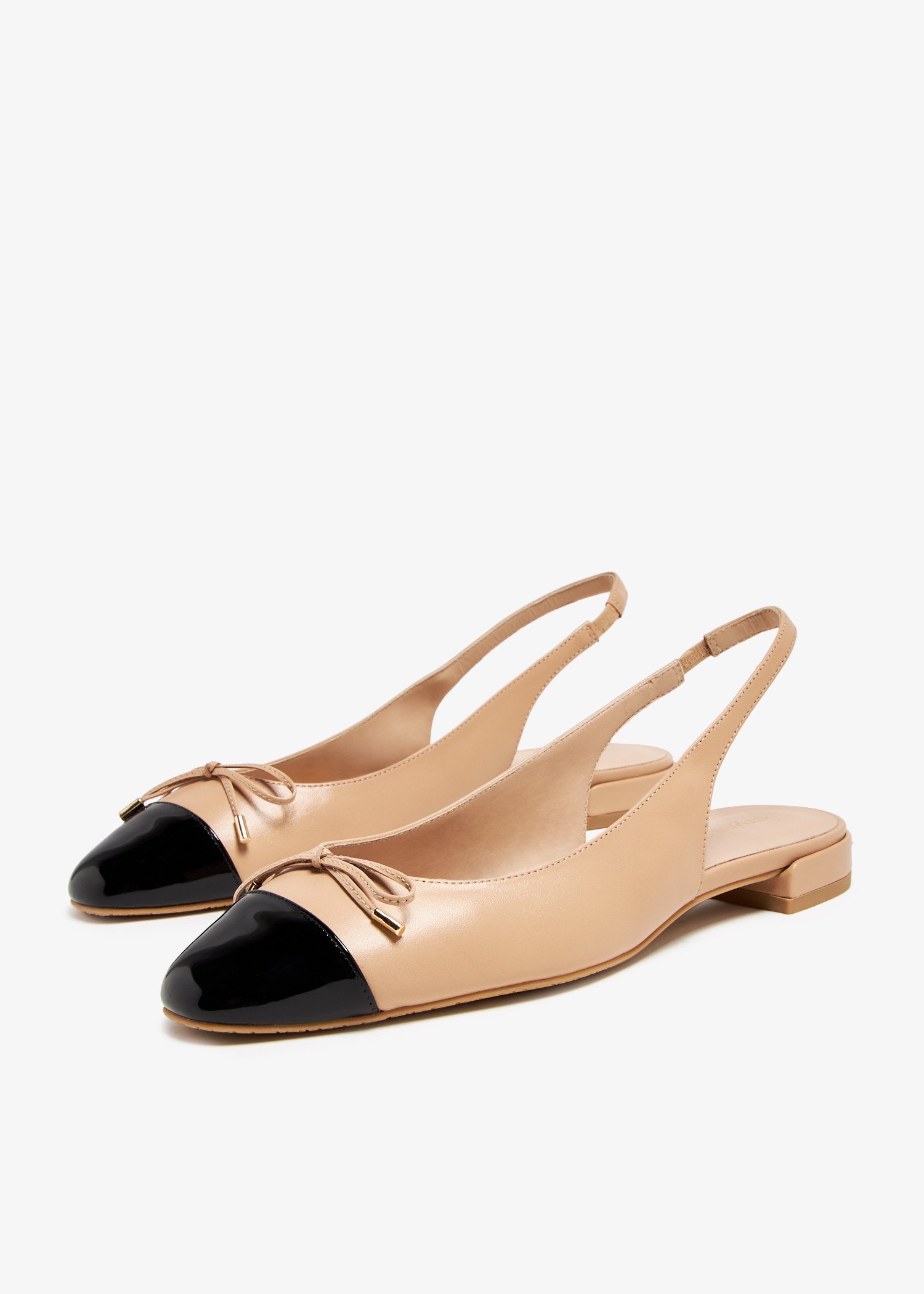 Slingback flats with bow deals