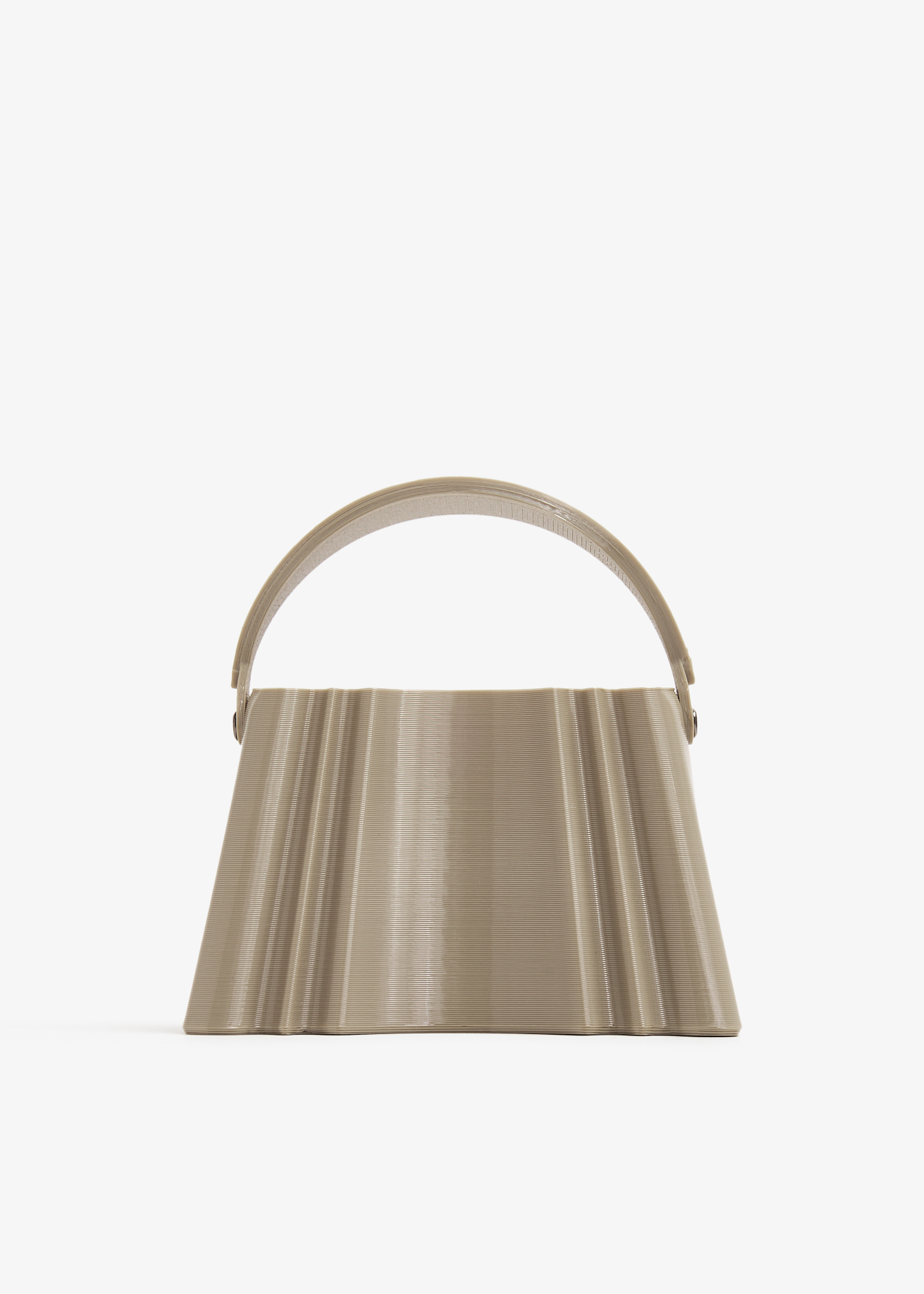 

Silk clutch, Beige
