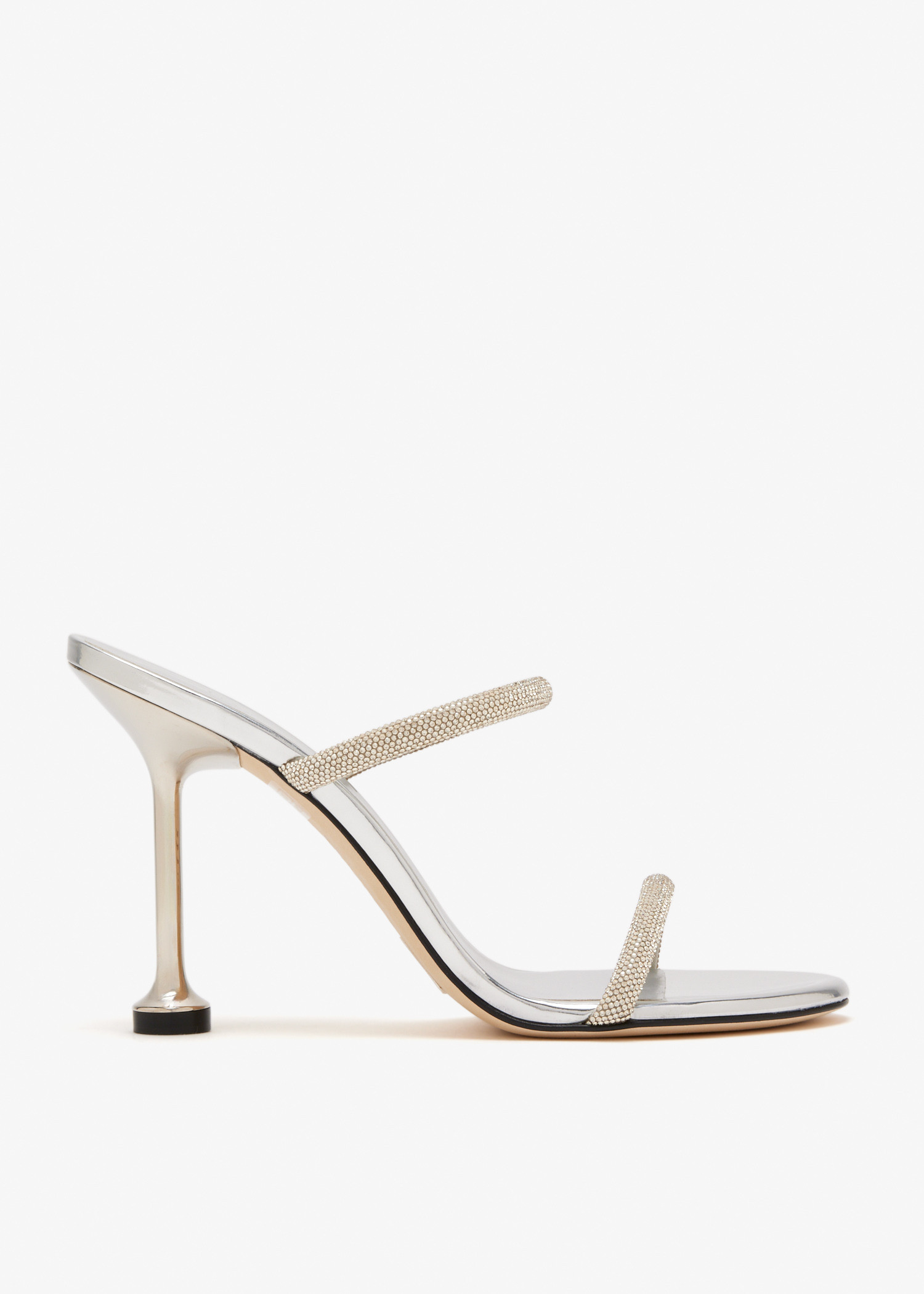 

Nudistini Shine sandals, Silver