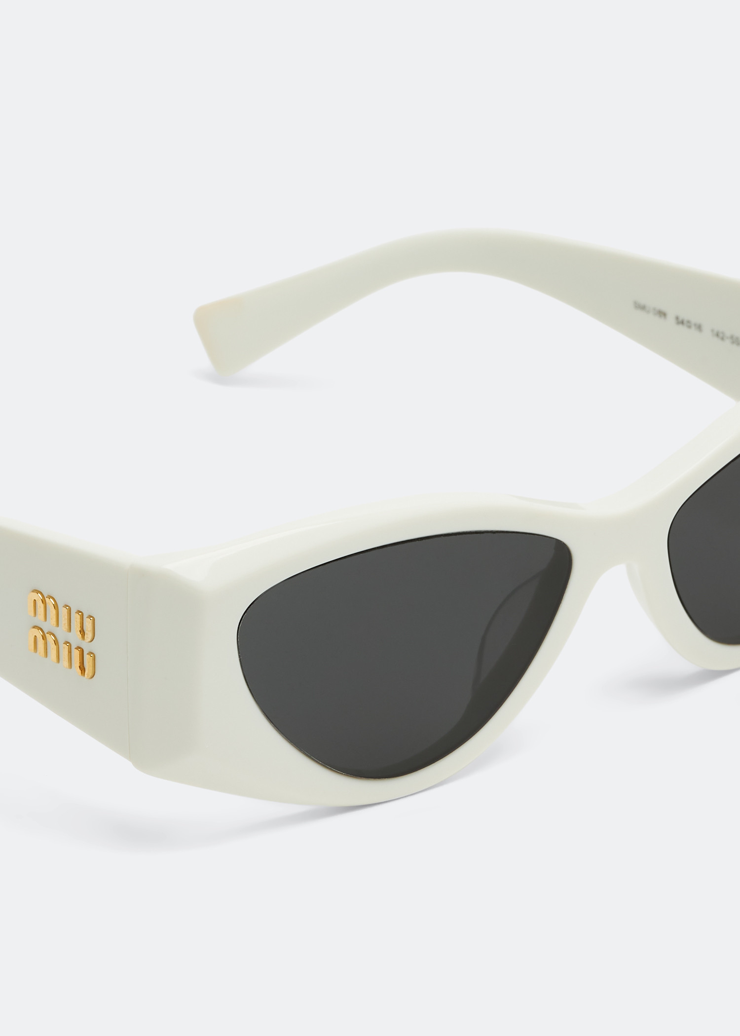 

Logo sunglasses, White