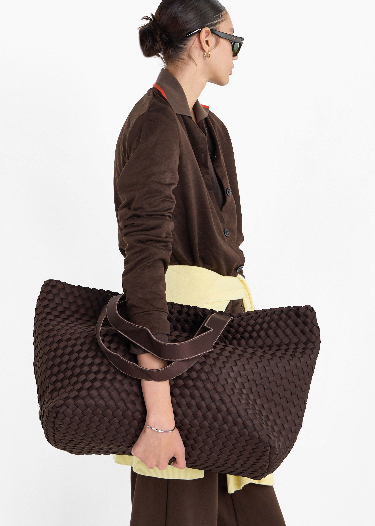 

Como large tote bag, Brown