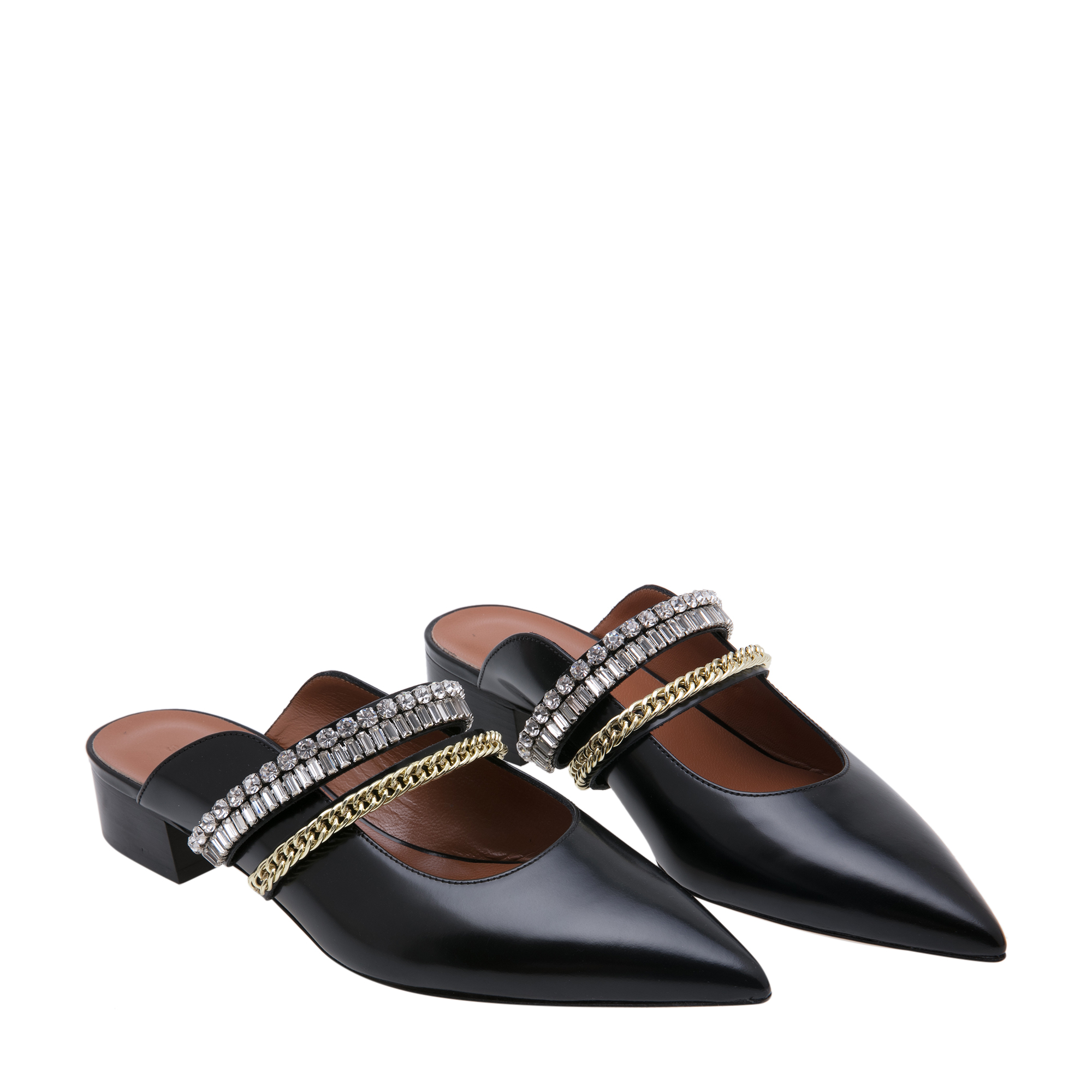 

Carly embellished mules, Black
