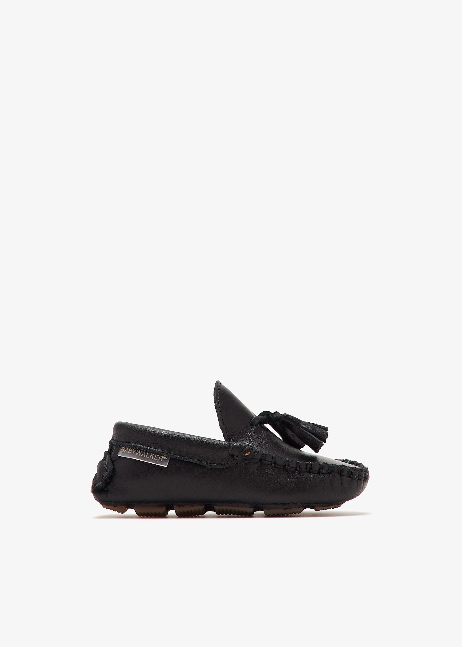 

Leather tasseled loafers, Black