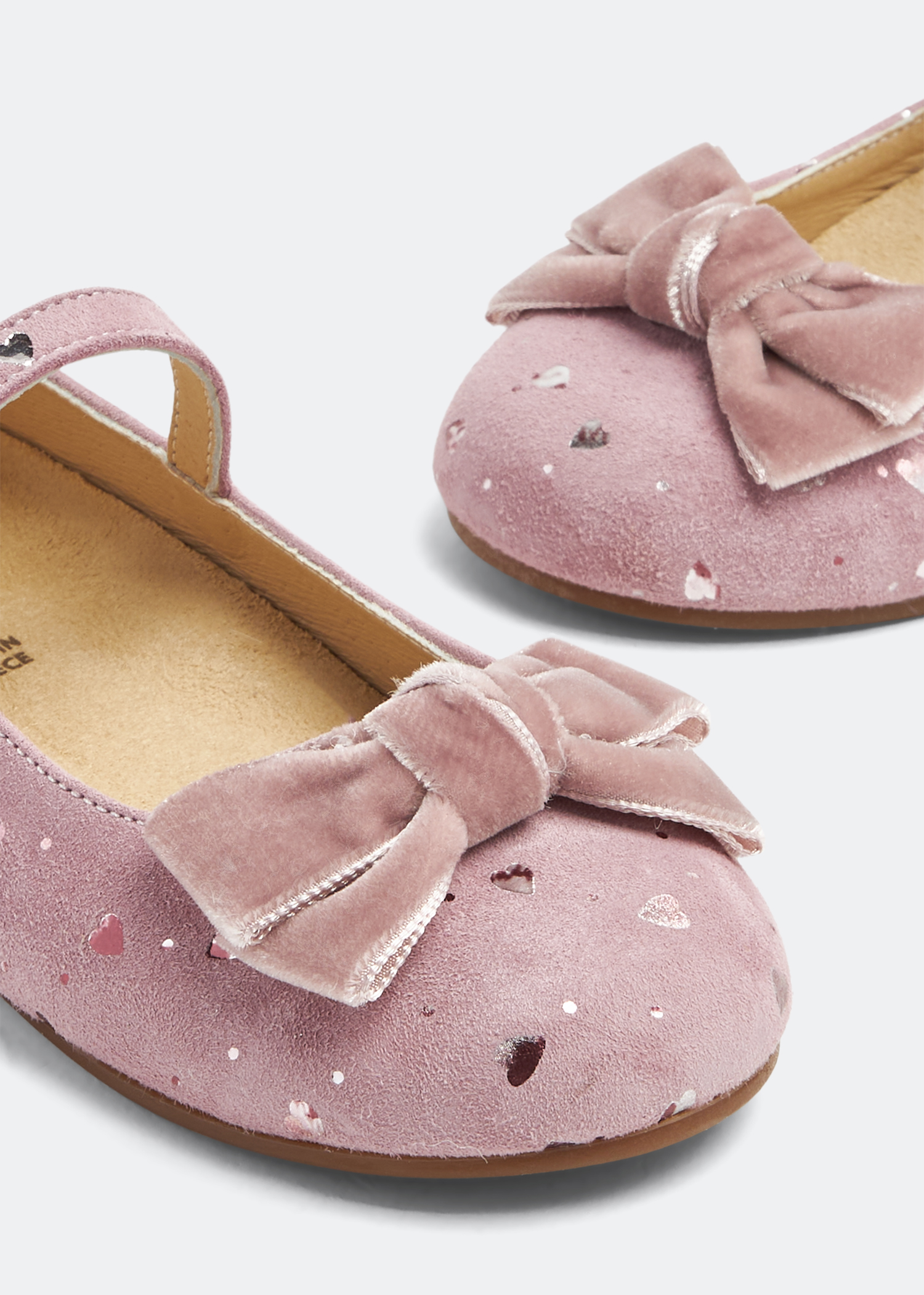 

Heart ballerinas, Pink