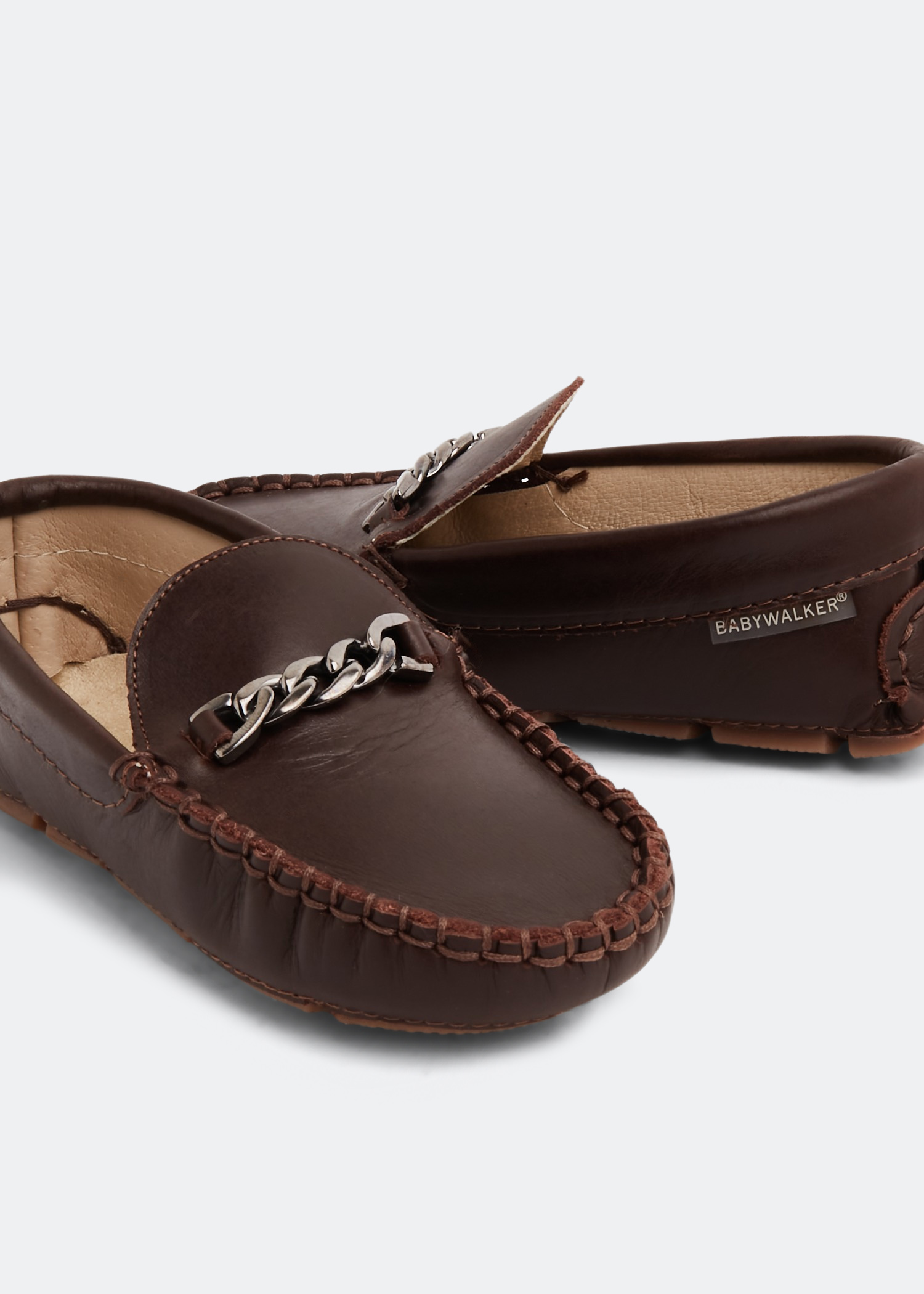 

Gaucho leather loafers, Brown