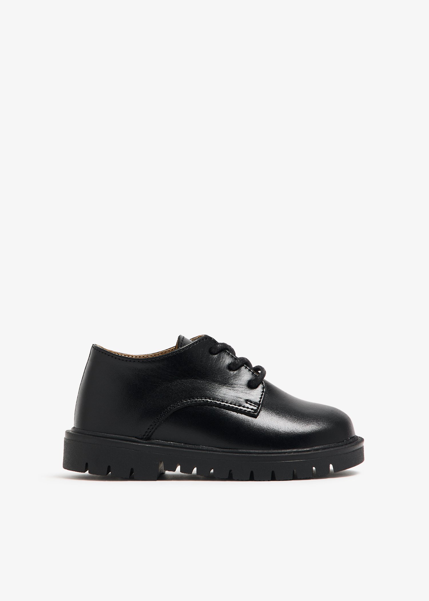 

Leather lace-up shoes, Black