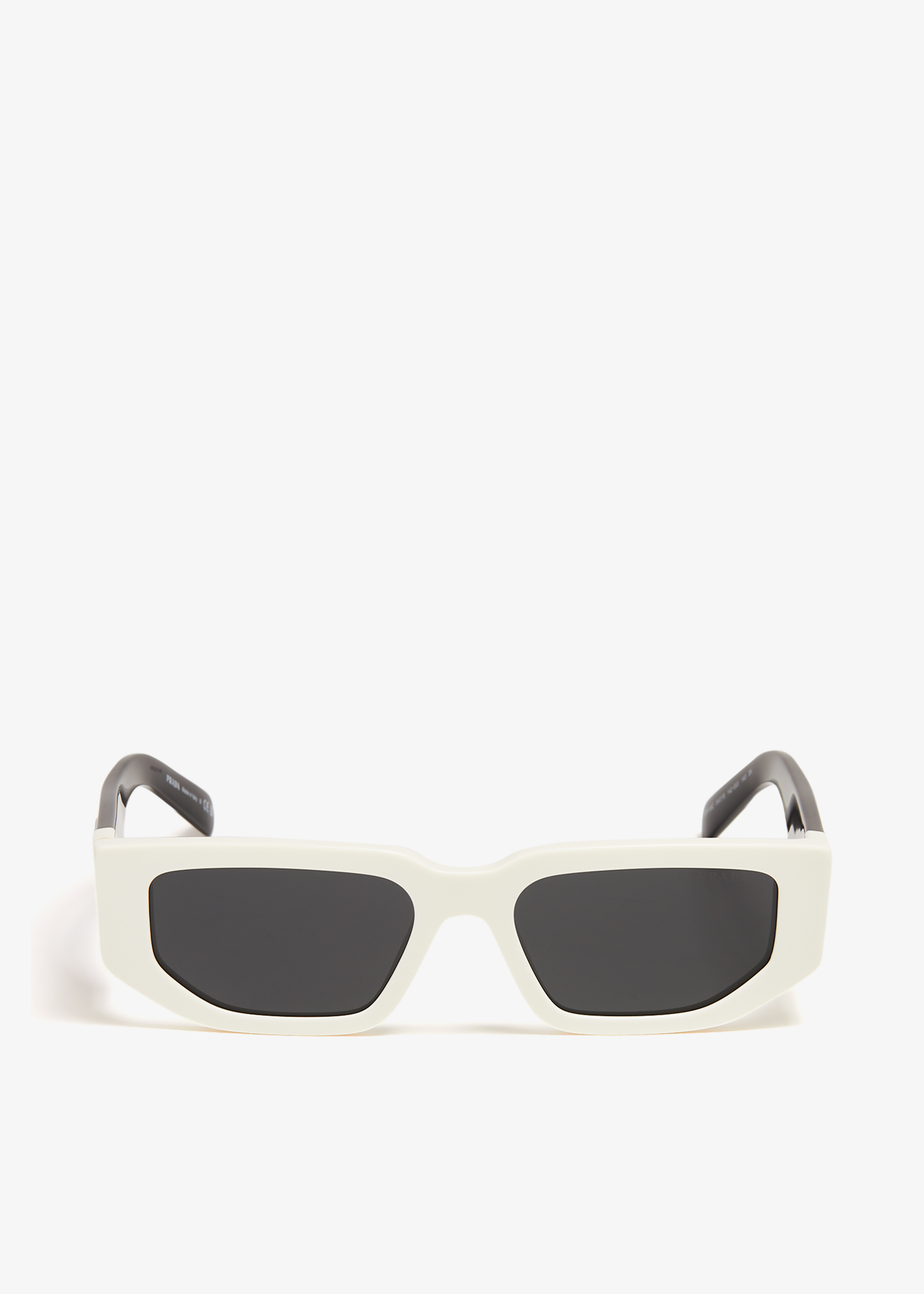 

Triangle logo sunglasses, White